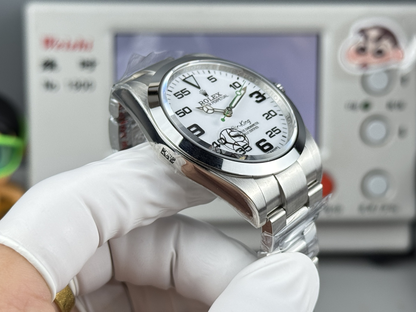 Rolex Air-King 126900 – 1:1 Grade Watch | White Dial | Stainless Steel - Image 7