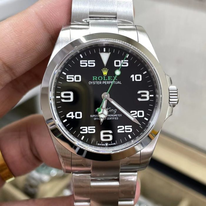 Rolex Air-King 126900 – 1:1 Grade Watch | Black Dial | Stainless Steel