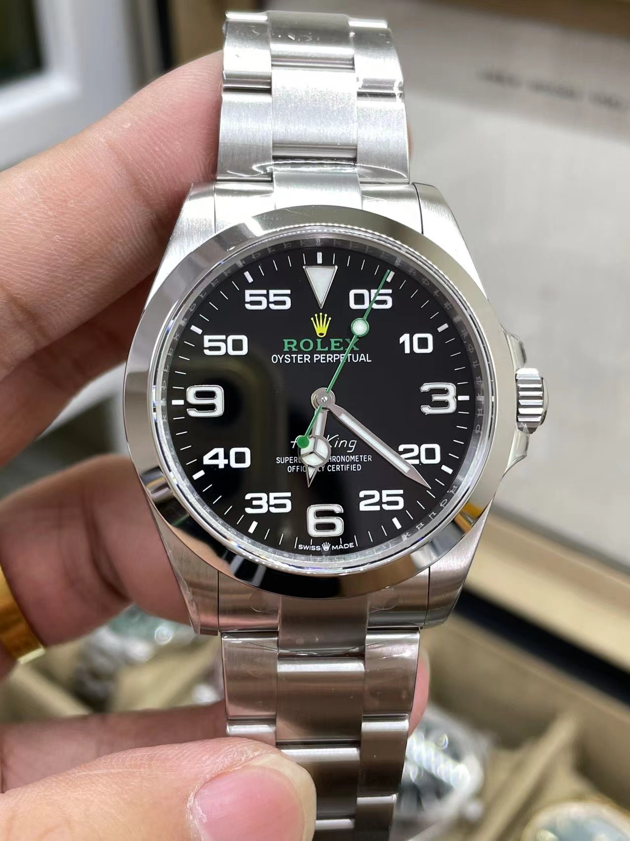 Rolex Air-King 126900 – 1:1 Grade Watch | Black Dial | Stainless Steel