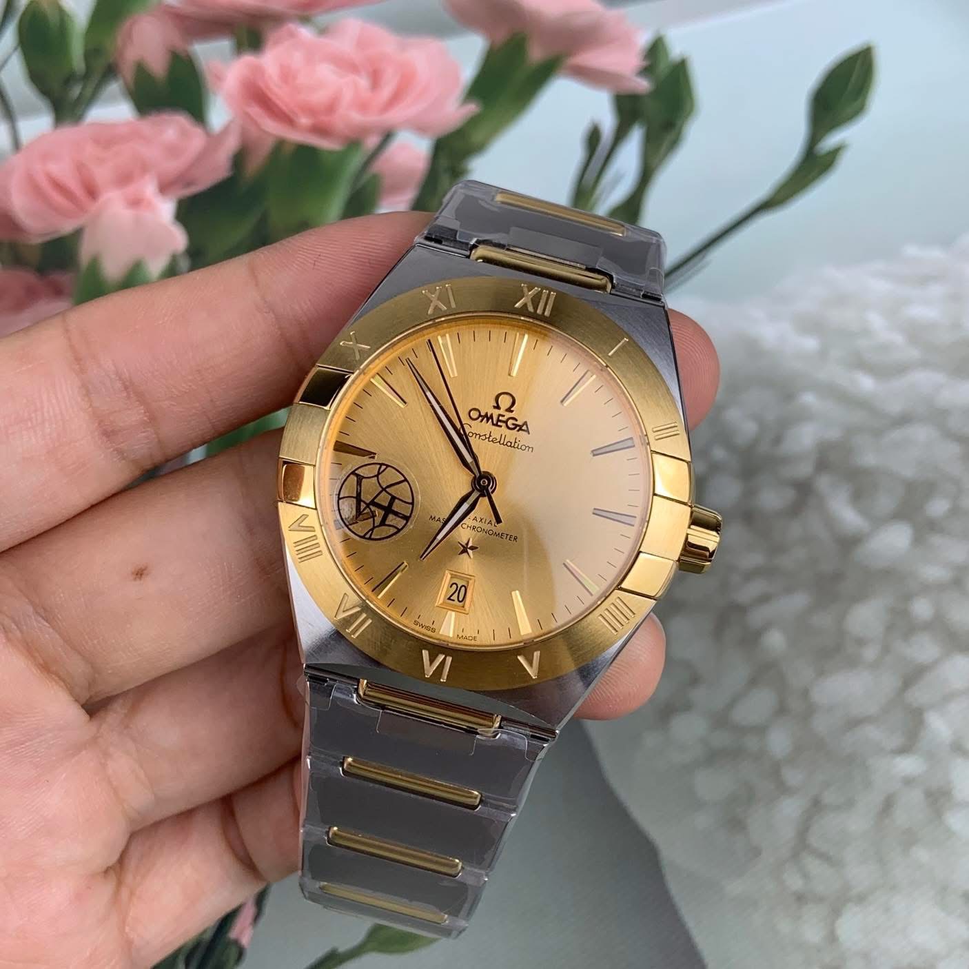 Omega Constellation 1:1 Grade Watch – Steel & Gold Tone | 39mm - Image 2