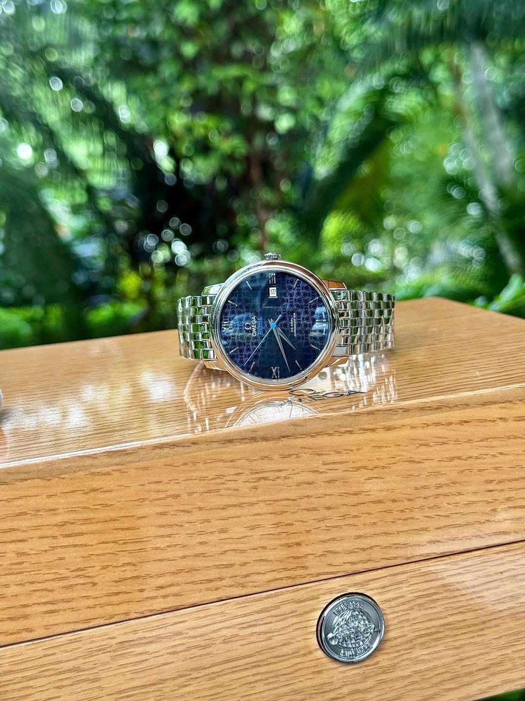 Omega De Ville Prestige Orbis 1:1 Grade Watch – Blue Dial | 39.5mm - Image 9