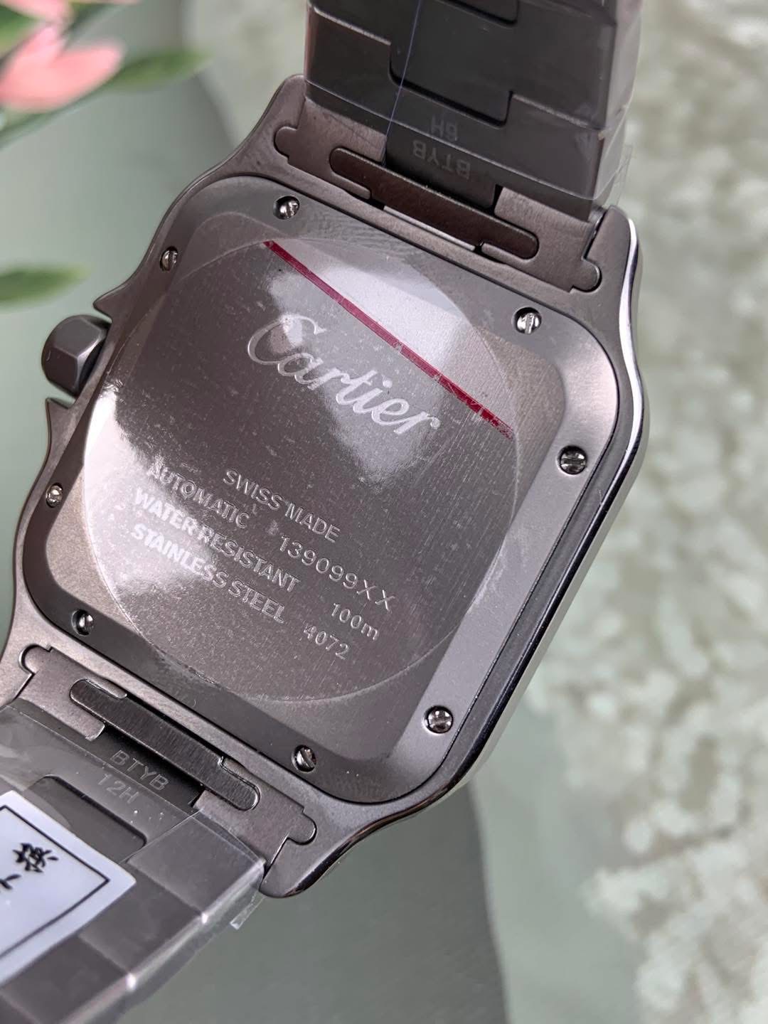 Cartier Santos de Cartier – 1:1 Grade Watch | Titanium Body | Silver/White Dial - Image 6