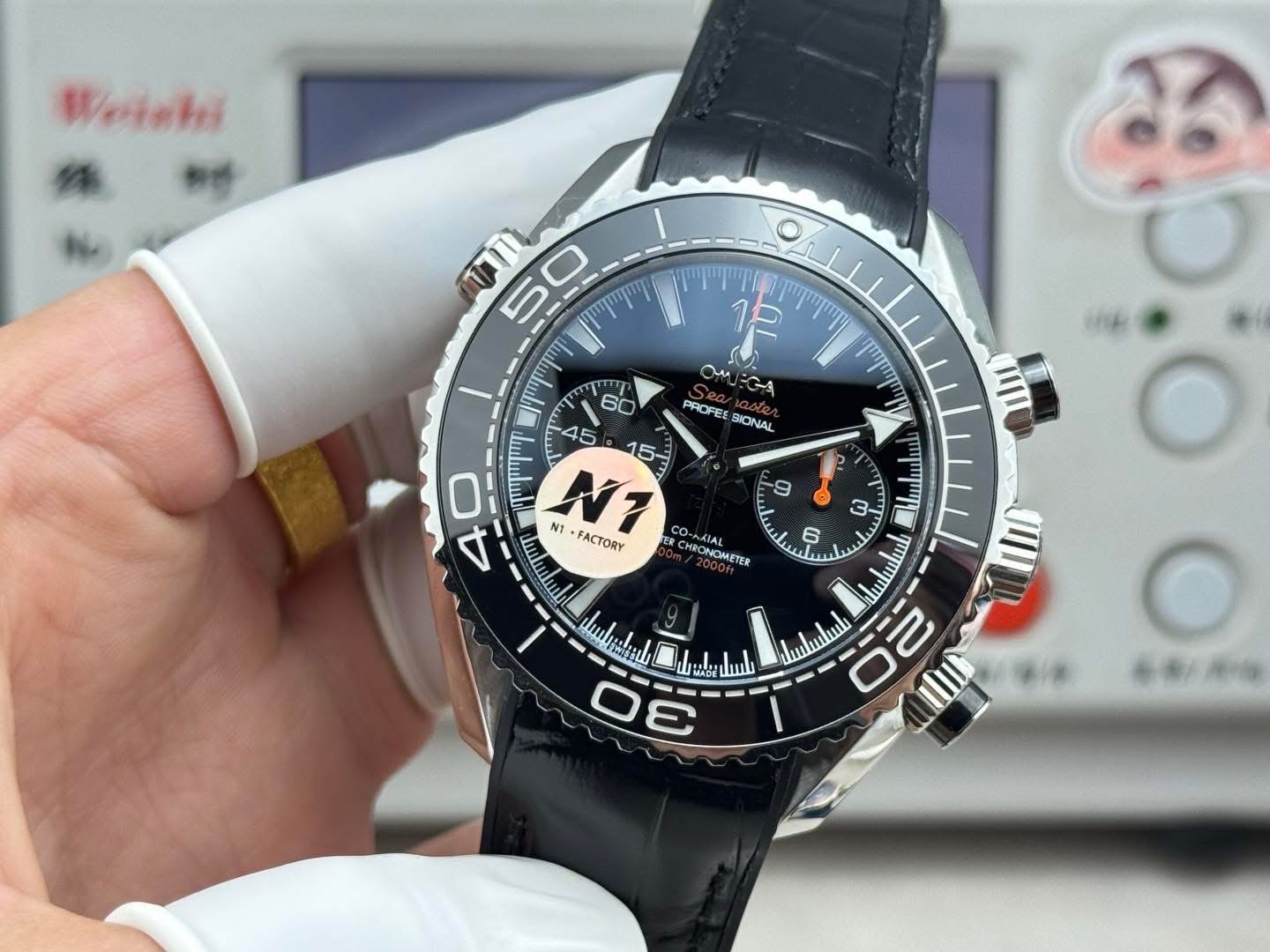 Omega Seamaster Planet Ocean 600M Master Chronometer Chronograph – 1:1 Grade Watch | Professional Dive Watch - Image 7