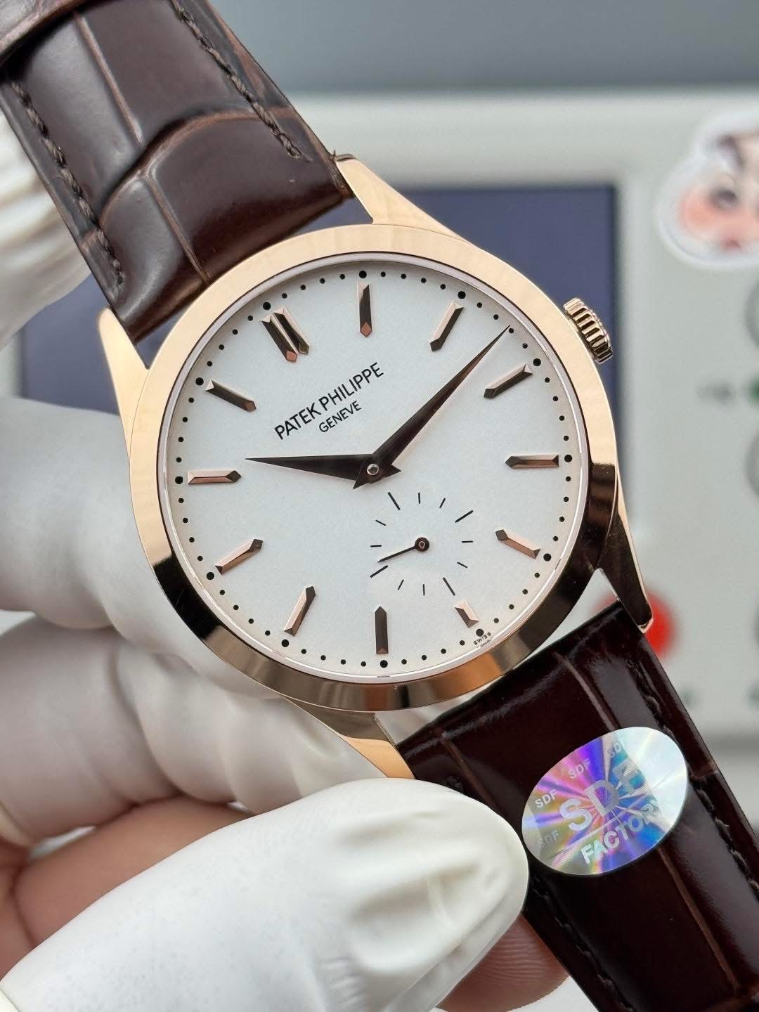 Patek Philippe Calatrava 5196R – 1:1 Grade Watch | Rose Gold | Manual-Winding - Image 7