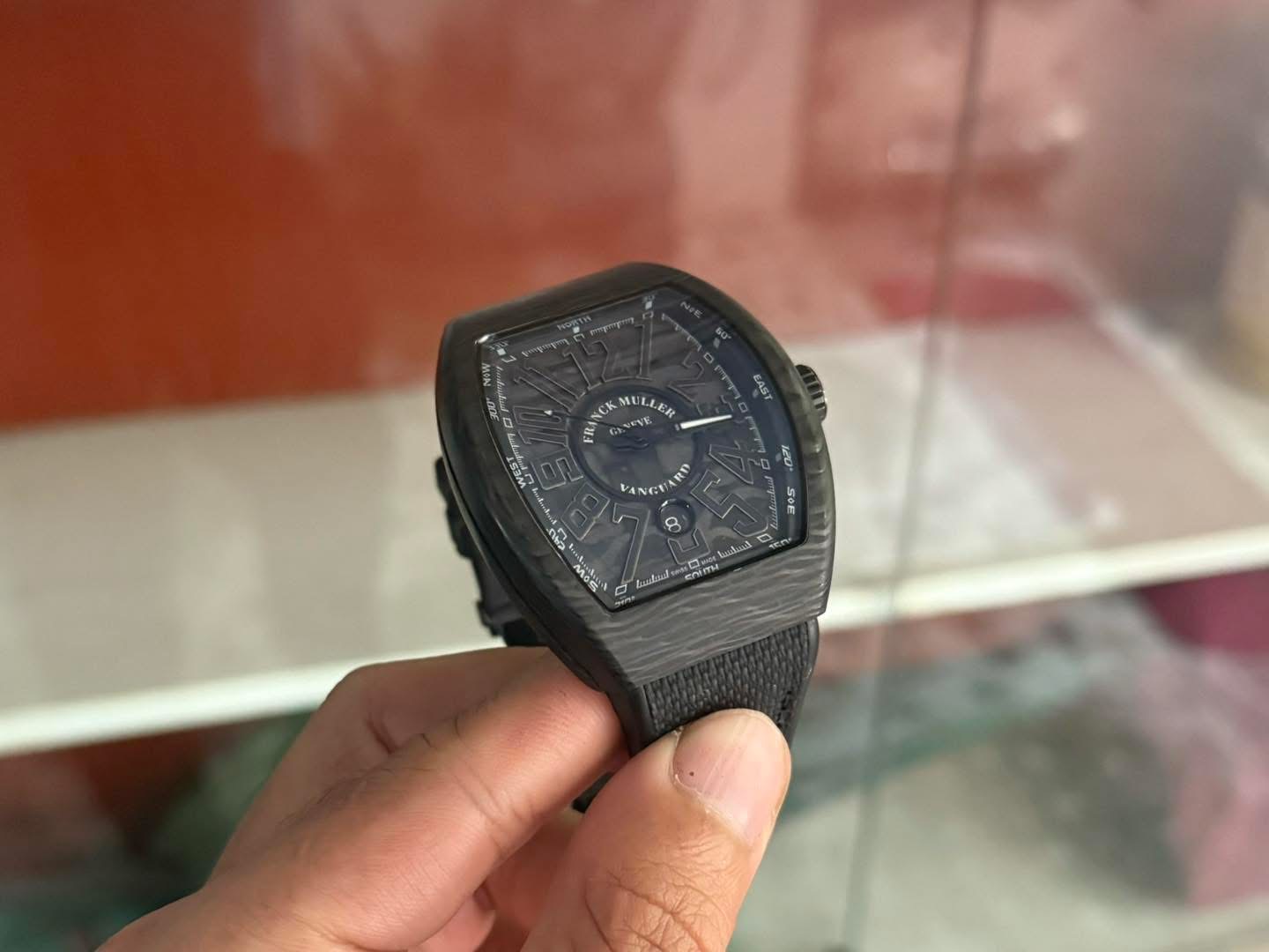 Franck Muller Vanguard Carbon V45 SCDT – 1:1 Grade Watch | Carbon Case - Image 5