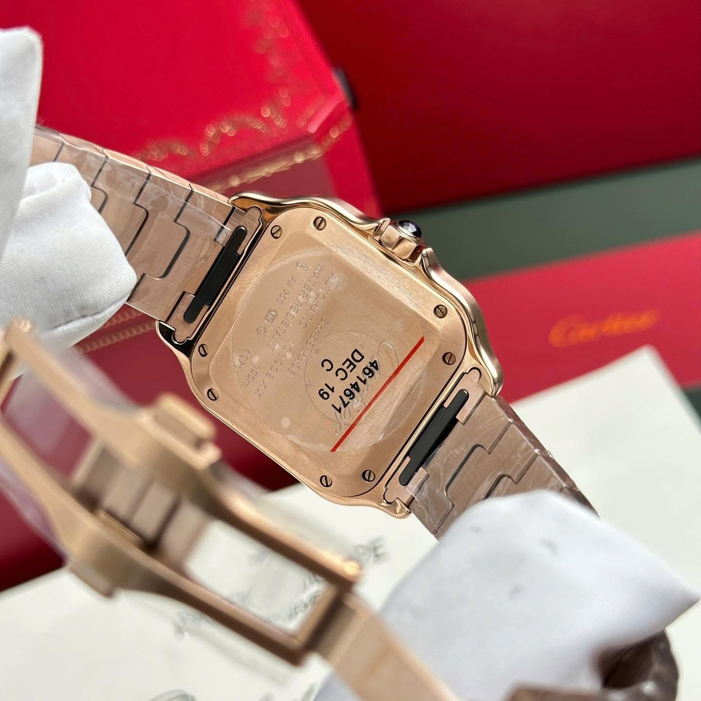 Cartier Santos de Cartier Large – 1:1 Grade Watch | Rose Gold | Model WGSA0018 - Image 10