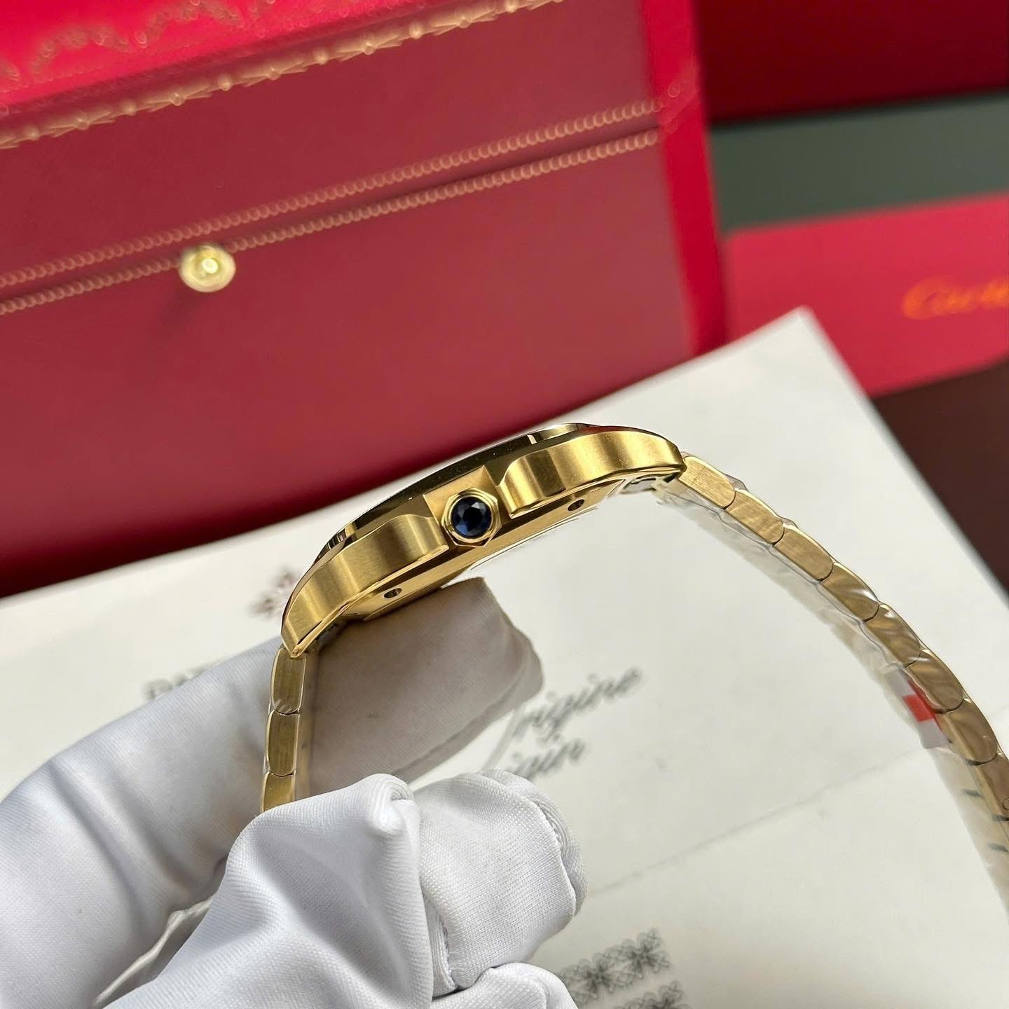 Cartier Santos de Cartier – 1:1 Grade Watch | Yellow Gold - Image 7