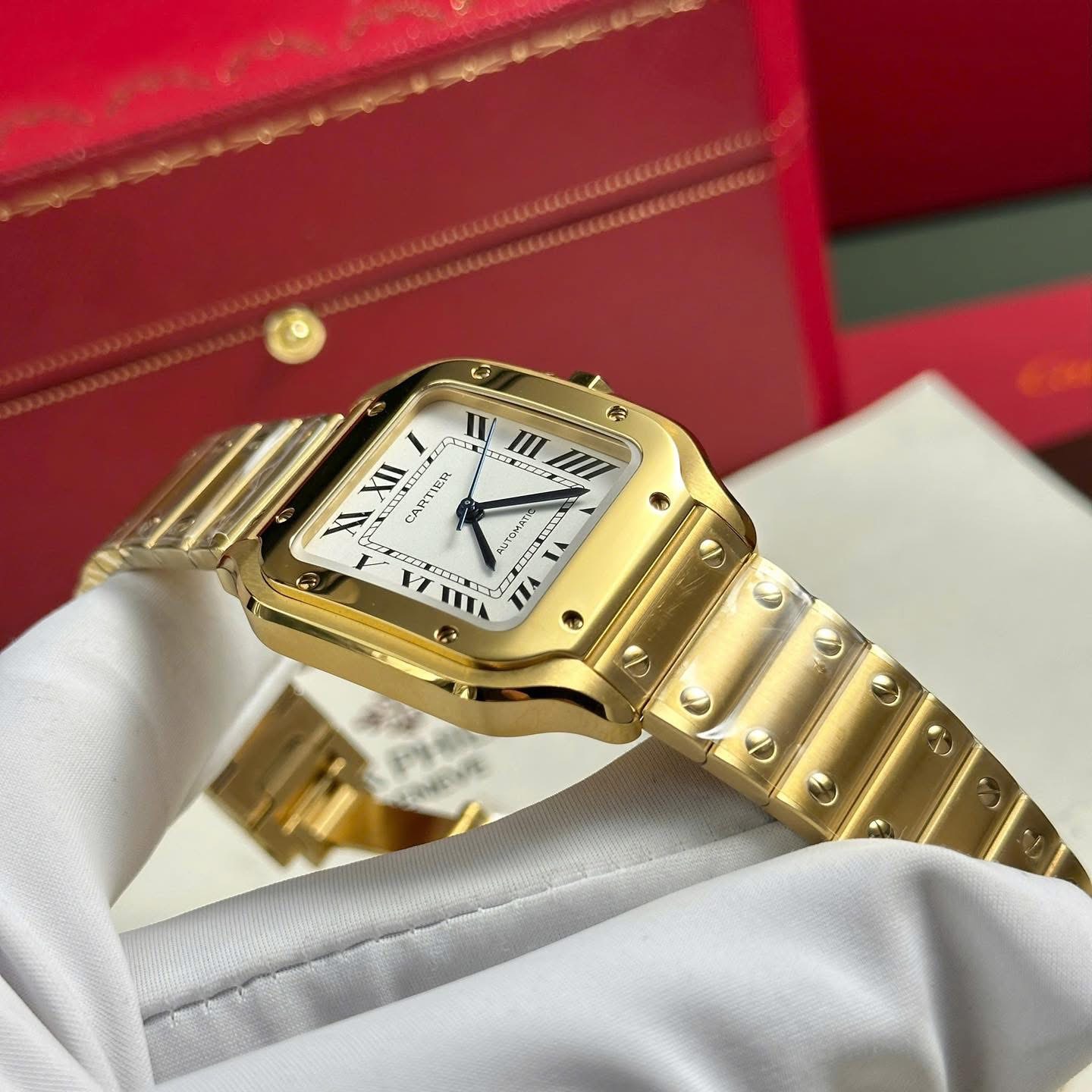 Cartier Santos de Cartier – 1:1 Grade Watch | Yellow Gold - Image 10