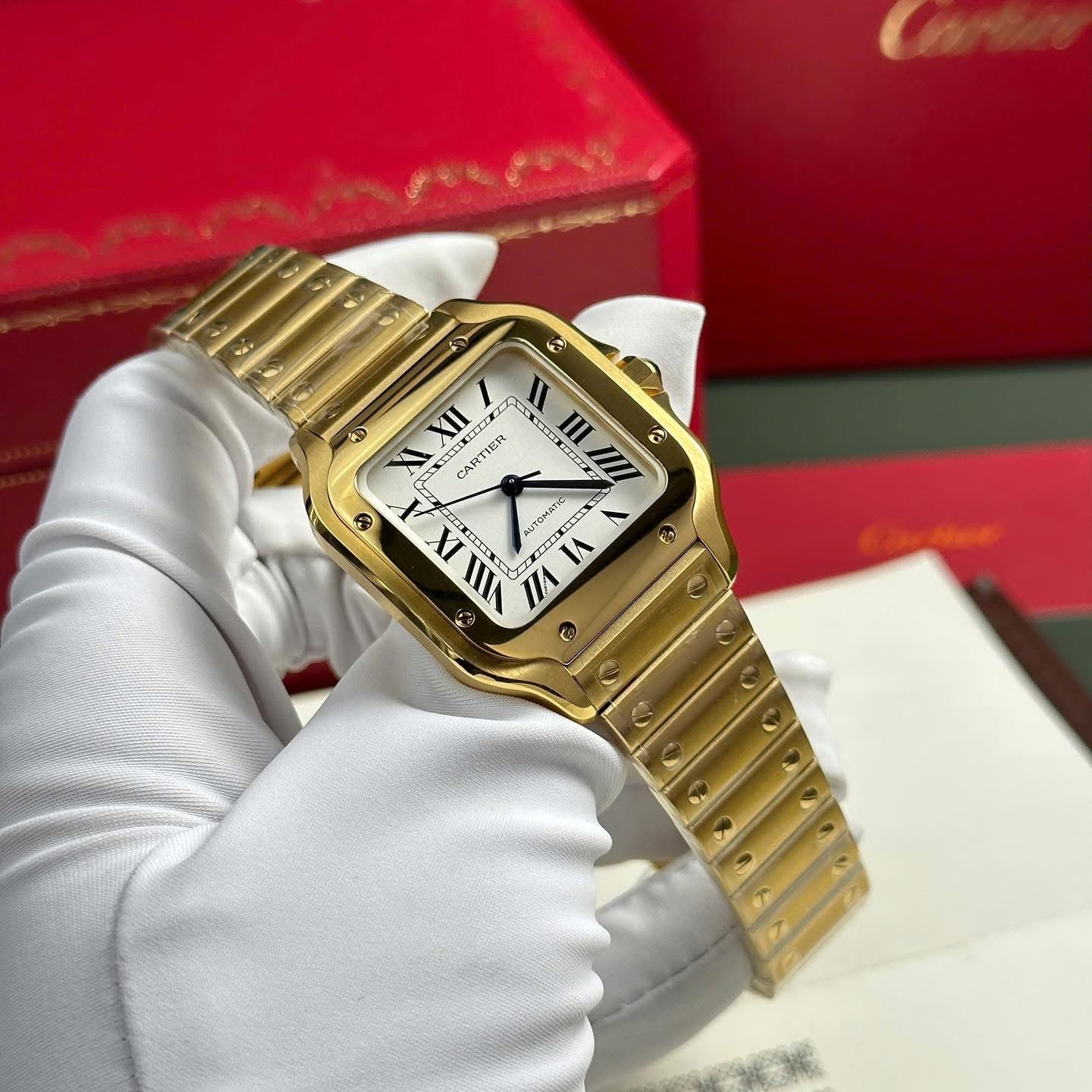 Cartier Santos de Cartier – 1:1 Grade Watch | Yellow Gold - Image 3