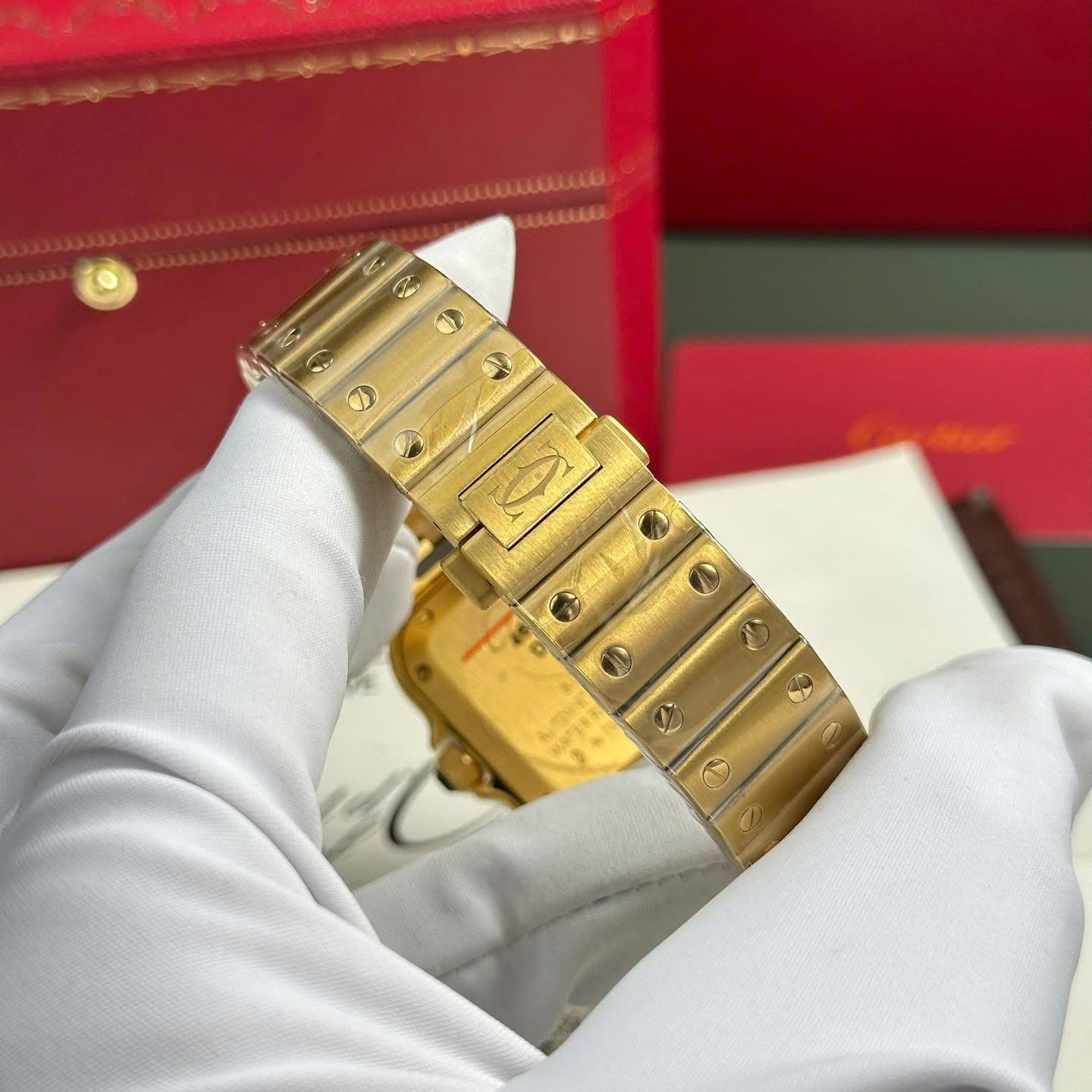Cartier Santos de Cartier – 1:1 Grade Watch | Yellow Gold - Image 11