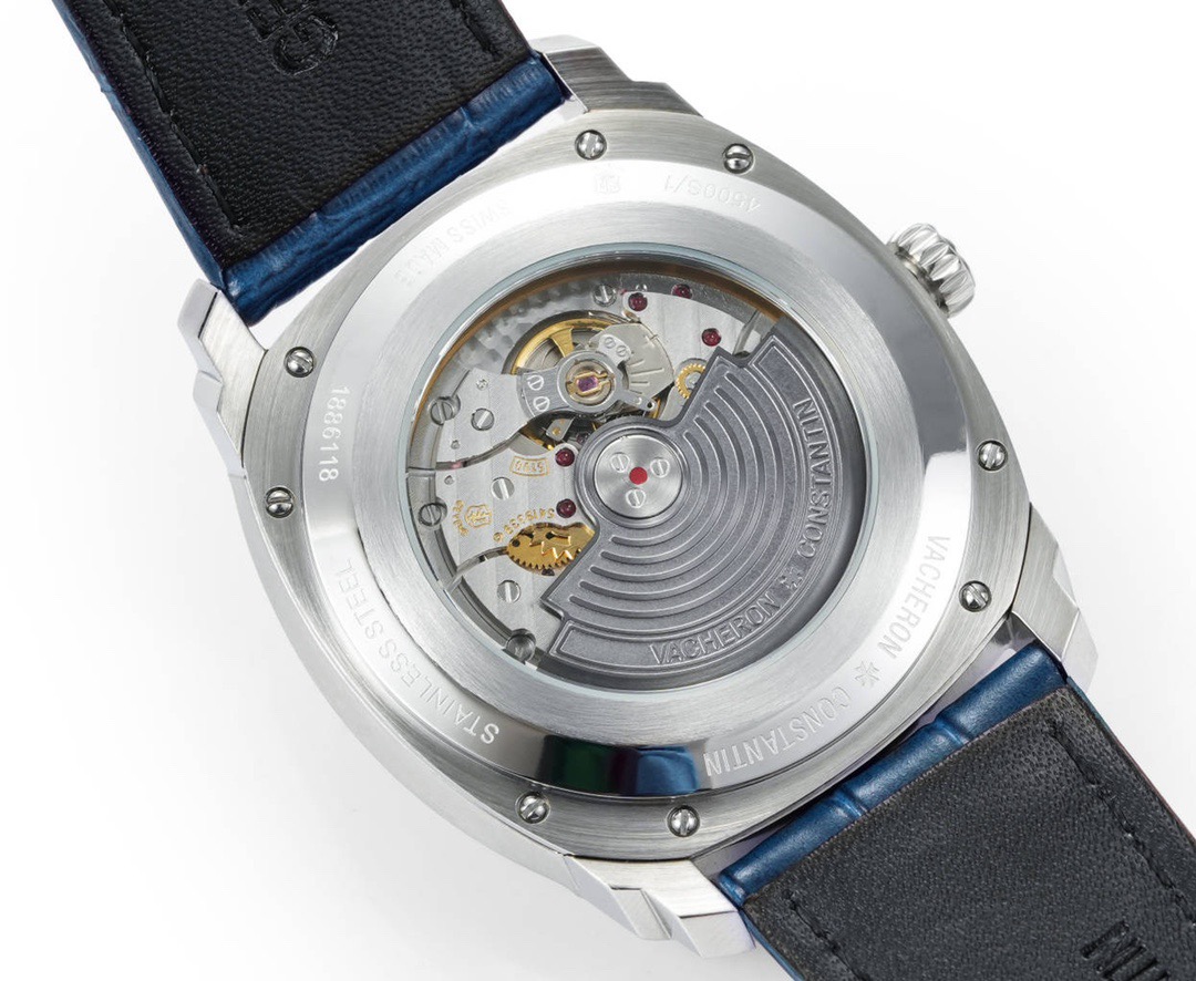 Vacheron Constantin Quai de L’Ile Date 4500S – 1:1 Grade Watch | Blue Dial | Leather Strap - Image 4