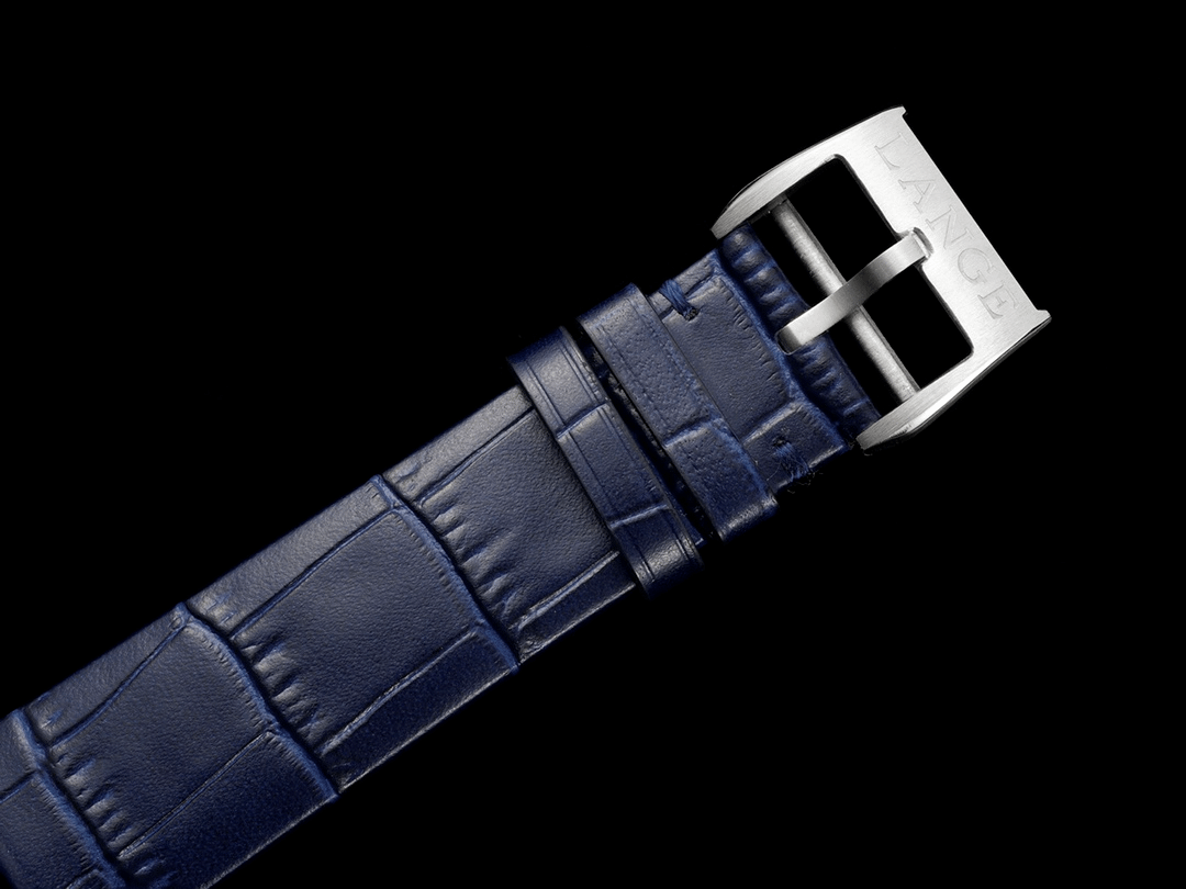 A. Lange & Söhne Saxonia Thin – 1:1 Grade Watch | Blue Aventurine Dial | Blue Leather Strap - Image 9