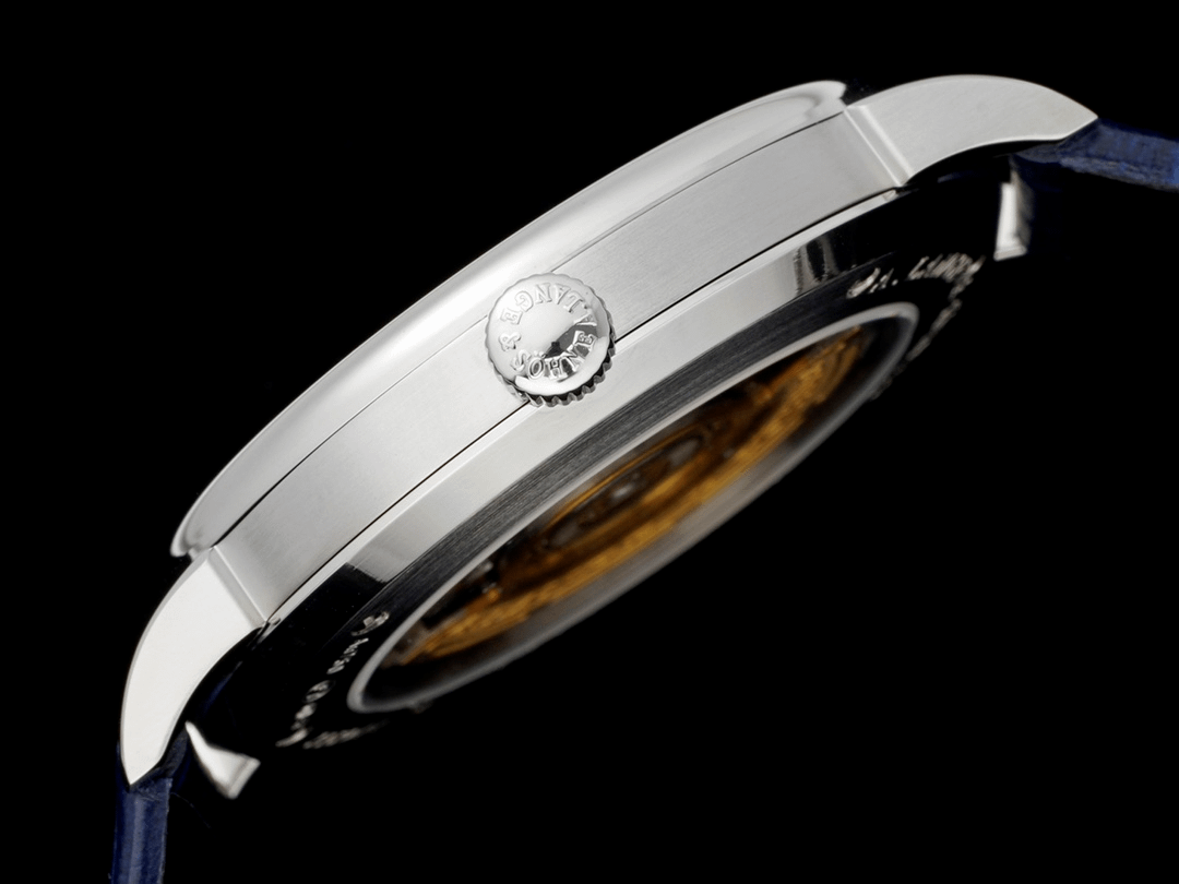 A. Lange & Söhne Saxonia Thin – 1:1 Grade Watch | Blue Aventurine Dial | Blue Leather Strap - Image 6