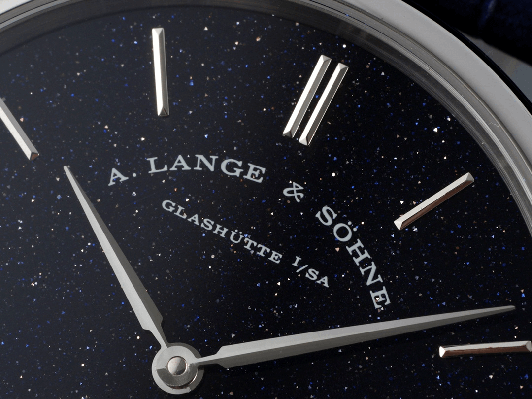 A. Lange & Söhne Saxonia Thin – 1:1 Grade Watch | Blue Aventurine Dial | Blue Leather Strap - Image 3