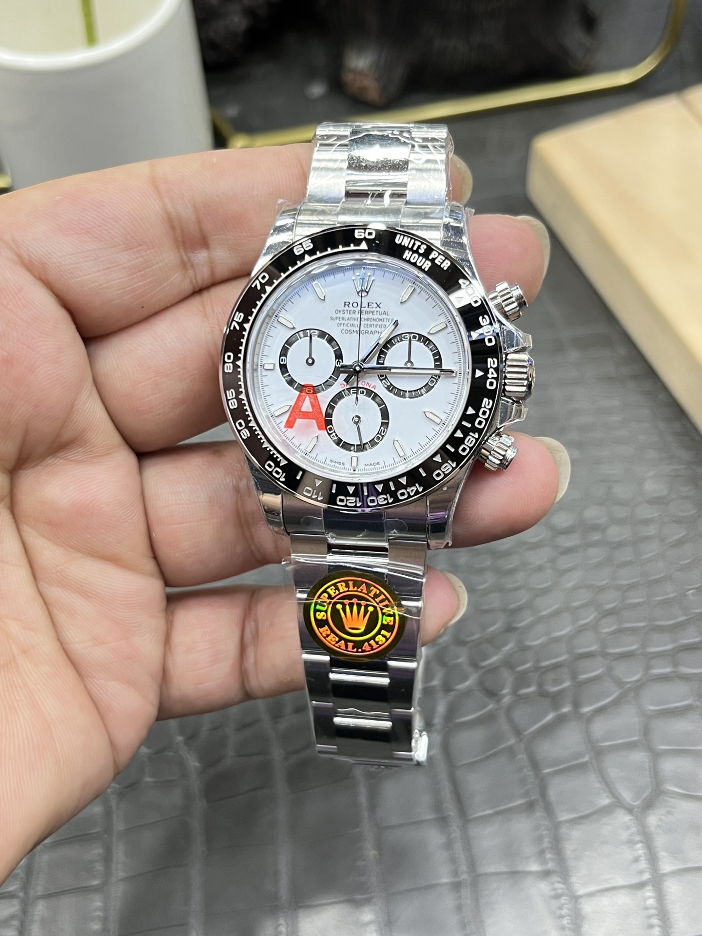 Rolex Daytona Panda 126500LN – 1:1 Grade Watch | White Dial | Black Subdials - Image 2