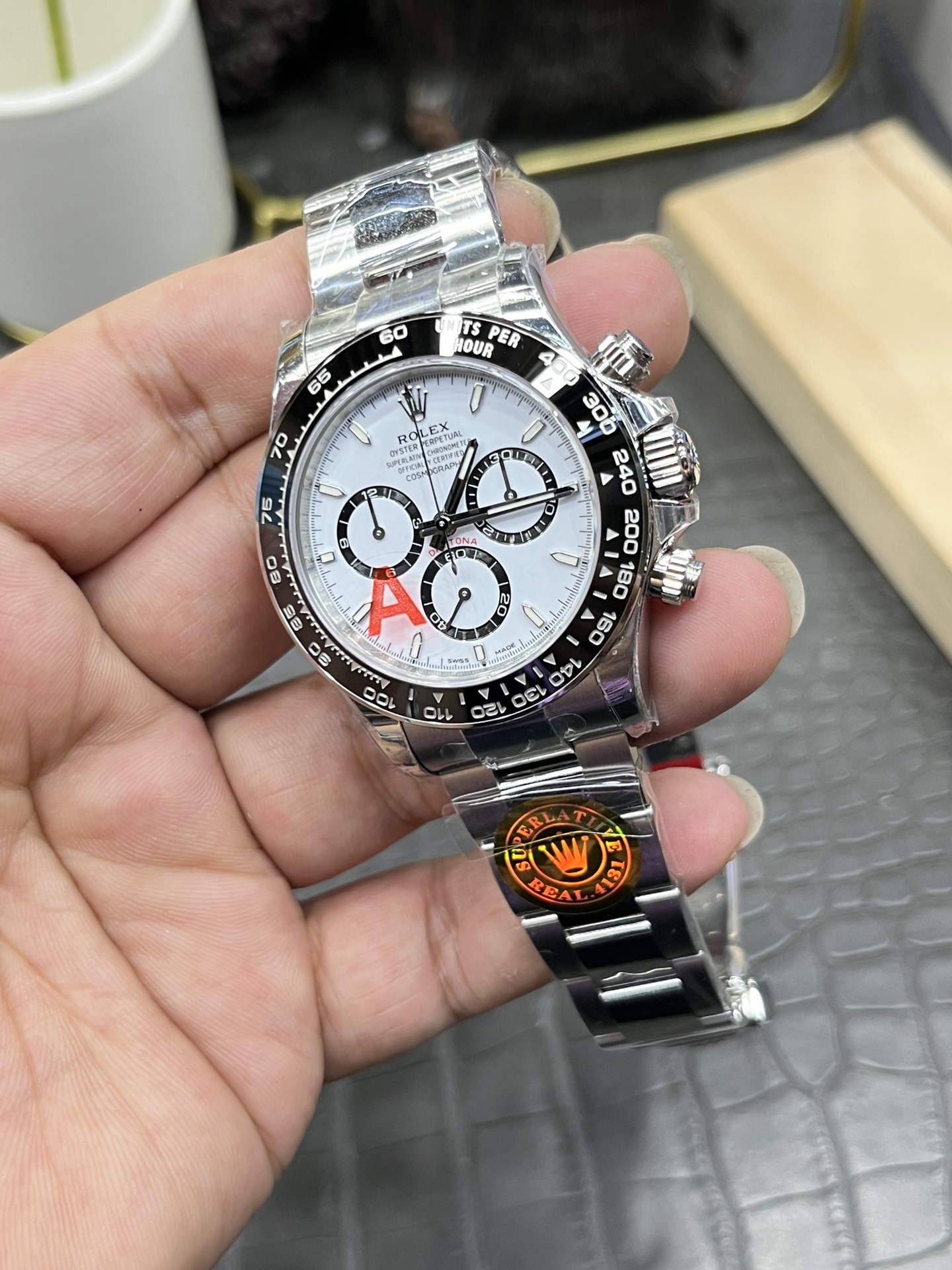 Rolex Daytona Panda 126500LN – 1:1 Grade Watch | White Dial | Black Subdials - Image 3
