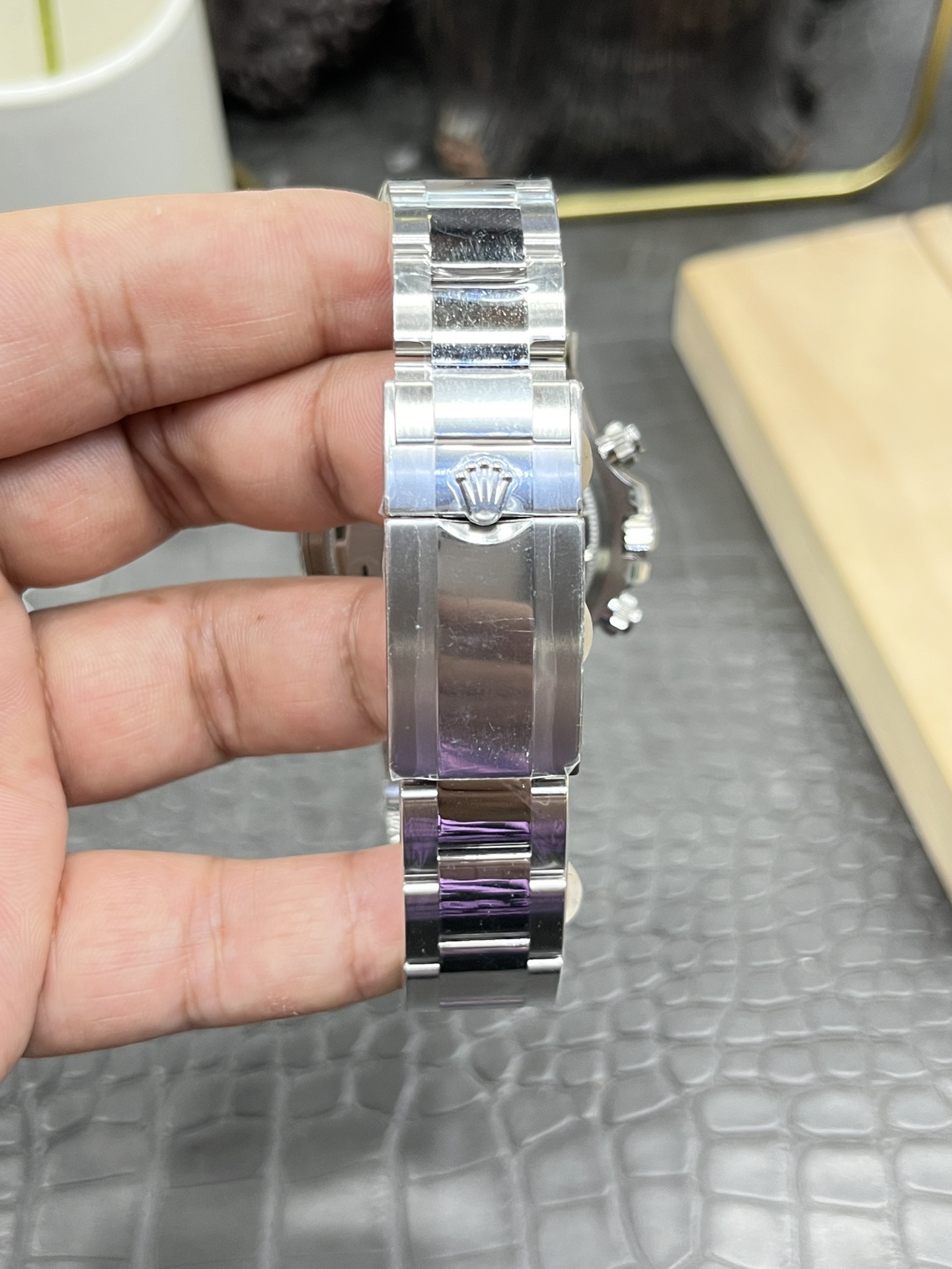 Rolex Daytona Panda 126500LN – 1:1 Grade Watch | White Dial | Black Subdials - Image 8