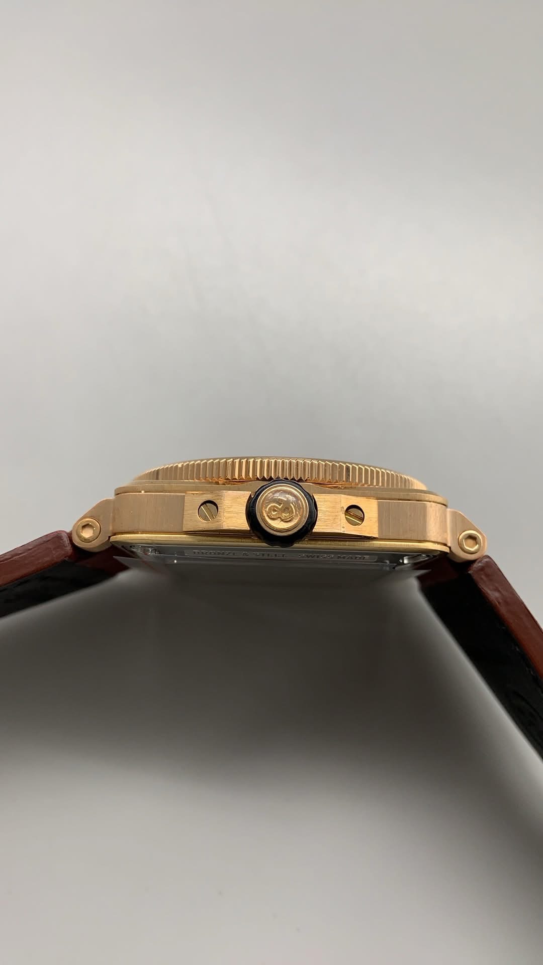 Bell & Ross BR 03-92 Diver Red Bronze – 1:1 Grade Watch | Red Dial | Leather Strap - Image 5