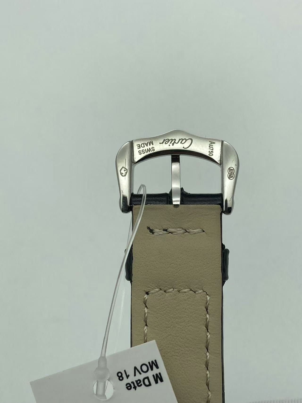Cartier Cloche de Cartier Privé – 1:1 Grade Watch | Ivory Dial | Black Leather Strap - Image 6