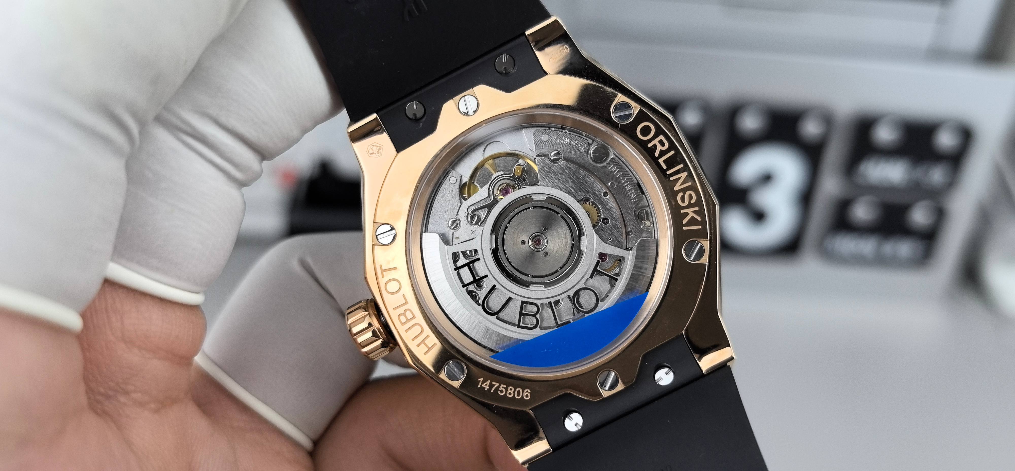 Hublot Classic Fusion Orlinski 40 – 1:1 Grade Watch | Black Dial | Black Rubber Strap - Image 4