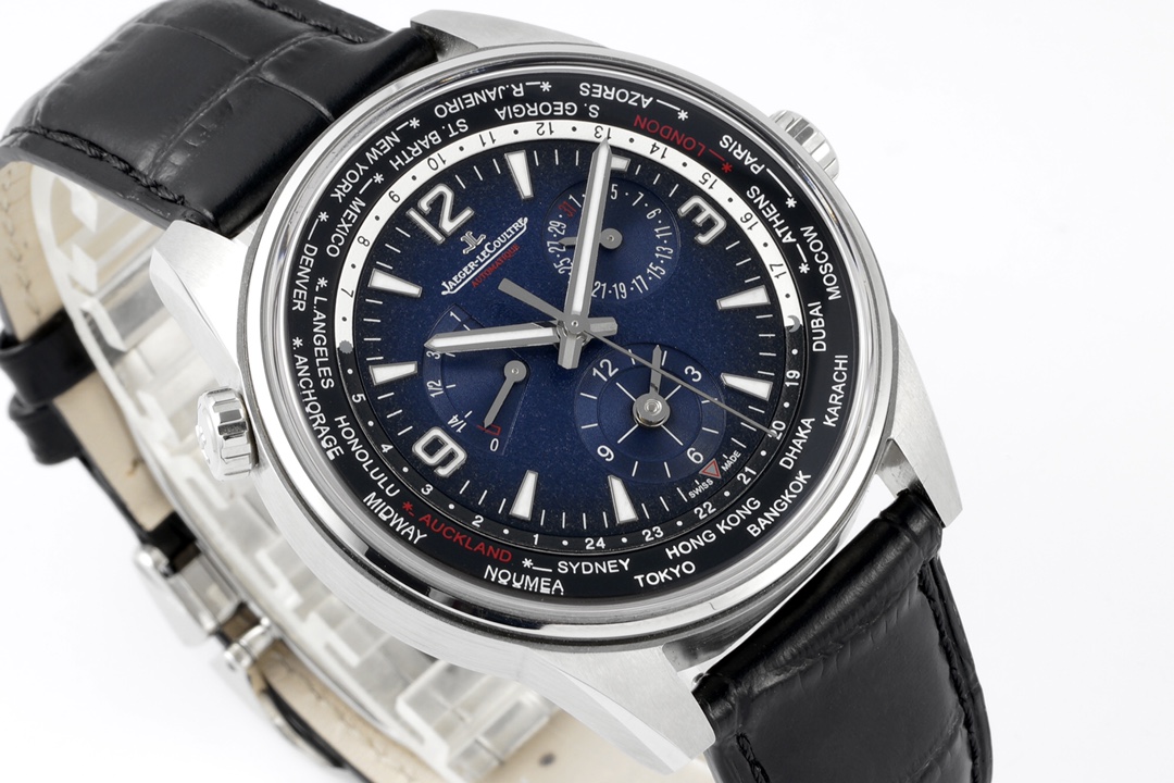 Jaeger-LeCoultre Polaris Geographic WT – 1:1 Grade Watch | Blue Gradient Dial | World Time - Image 4