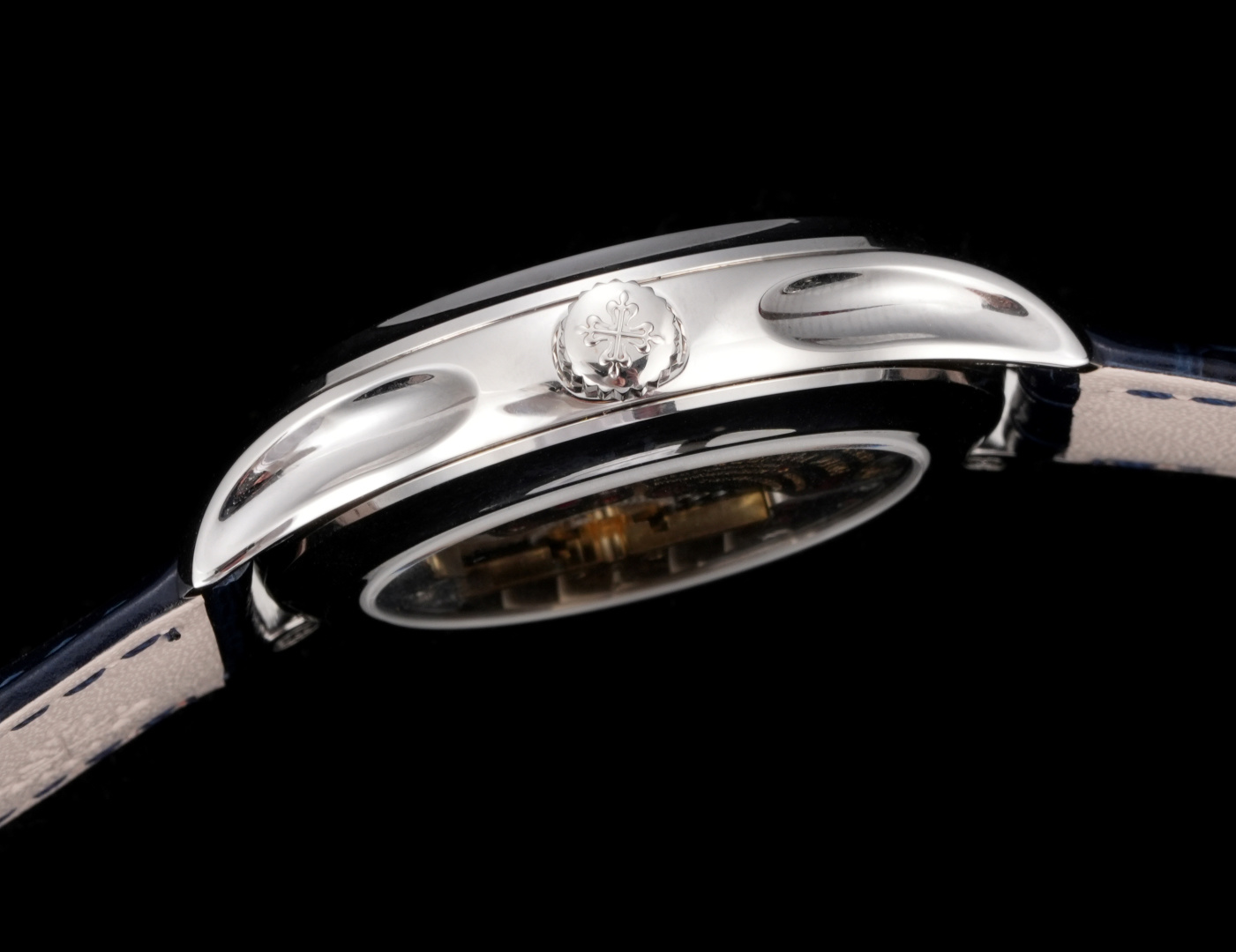 Patek Philippe Perpetual Calendar 5327G-001 – 1:1 Grade Watch | Blue Sunray Dial | Leather Strap - Image 7
