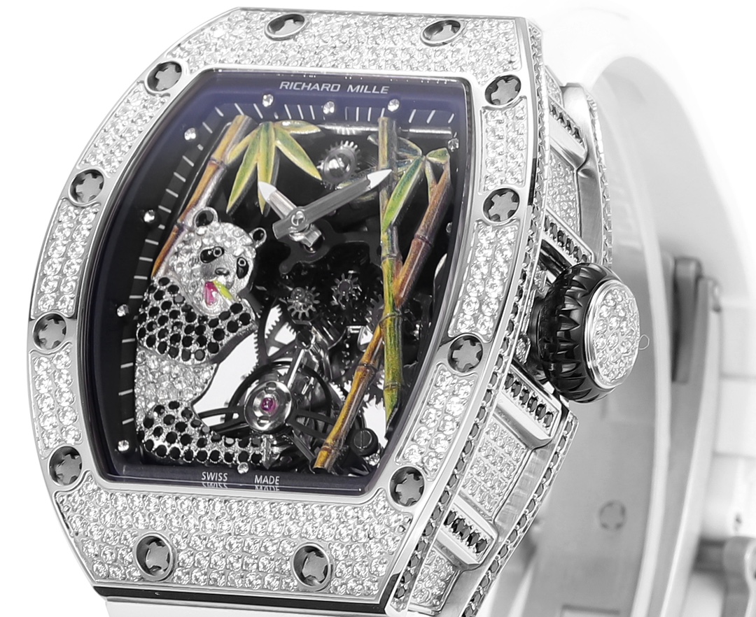 Richard Mille RM 26-01 Tourbillon Panda – 1:1 Grade Watch | Skeleton Dial | Panda Design - Image 2