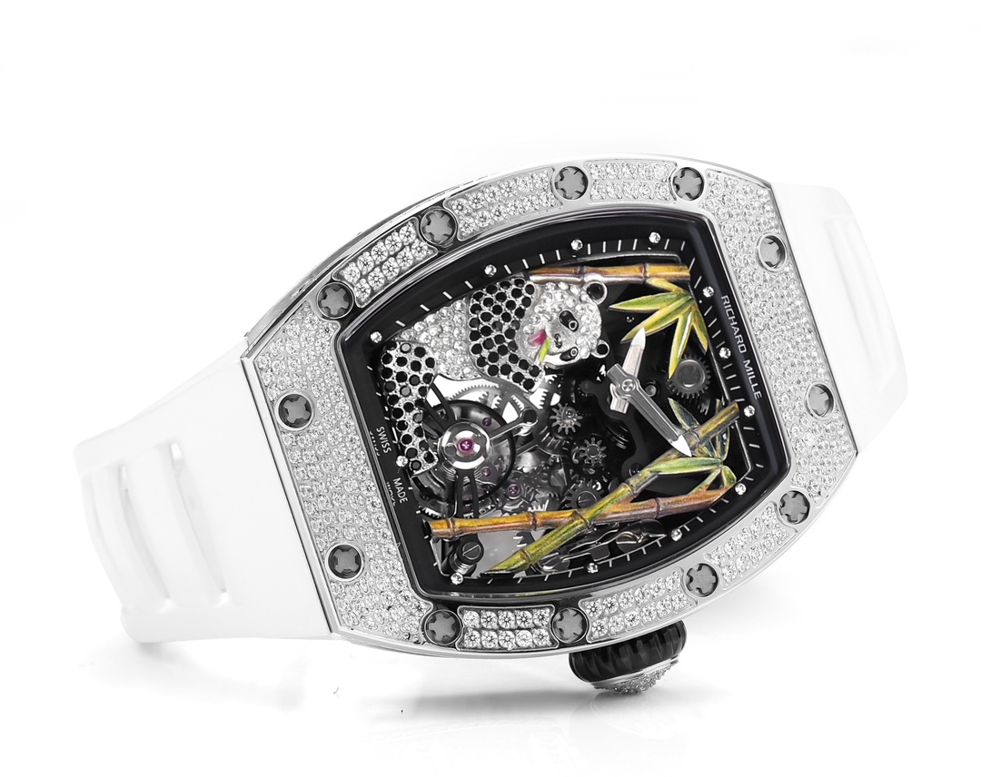 Richard Mille RM 26-01 Tourbillon Panda – 1:1 Grade Watch | Skeleton Dial | Panda Design - Image 3