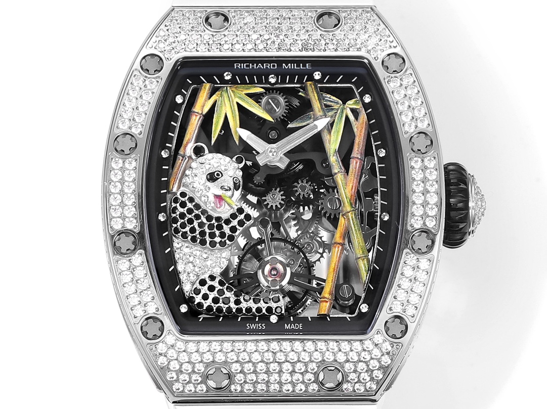Richard Mille RM 26-01 Tourbillon Panda – 1:1 Grade Watch | Skeleton Dial | Panda Design - Image 6