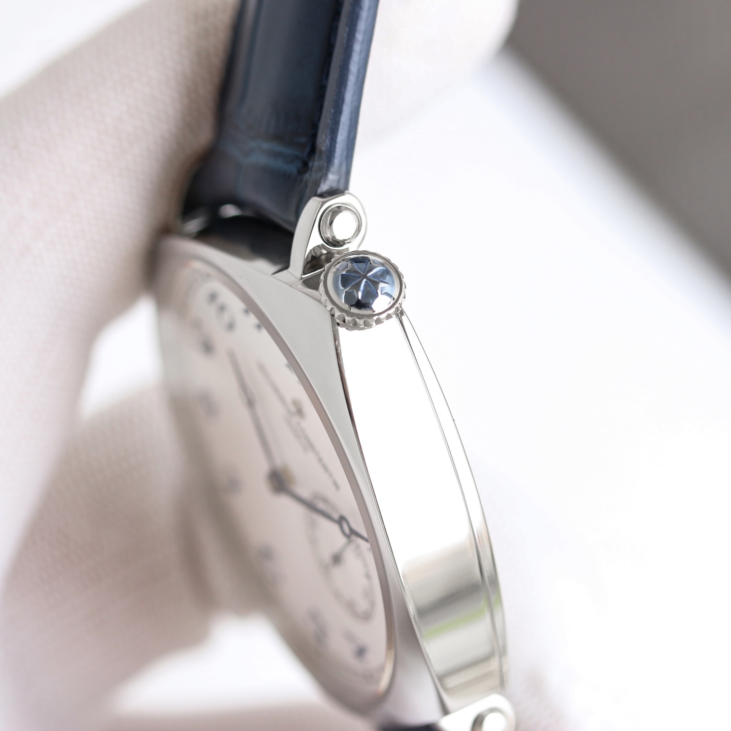 Vacheron Constantin American 1921 – 1:1 Grade Watch | Silver Dial | Blue Leather Strap - Image 2