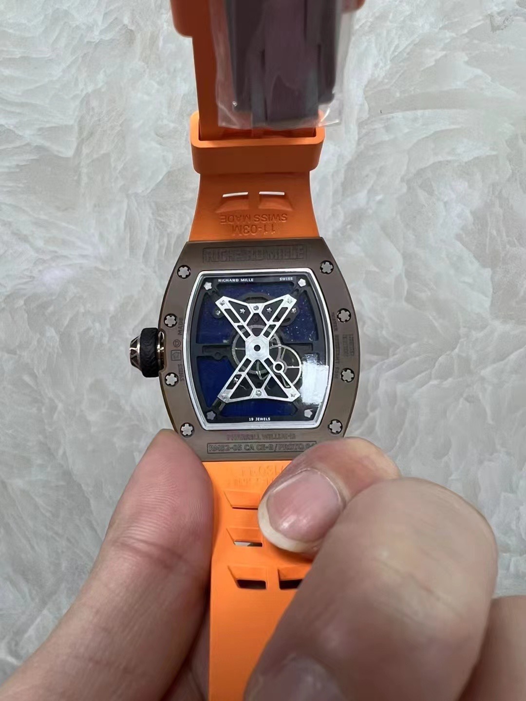 Richard Mille RM 52-05 “Pharrell Williams” – 1:1 Grade Watch | Astronaut Dial | Rubber Strap - Image 2