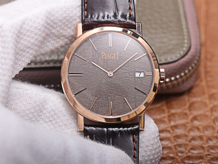 MKS Piaget Altiplano Series Ultimate Ultra-Thin Rose Gold Men's Automatic Mechanical Watch, Leather Strap ( Swiss 1:1 Grade)