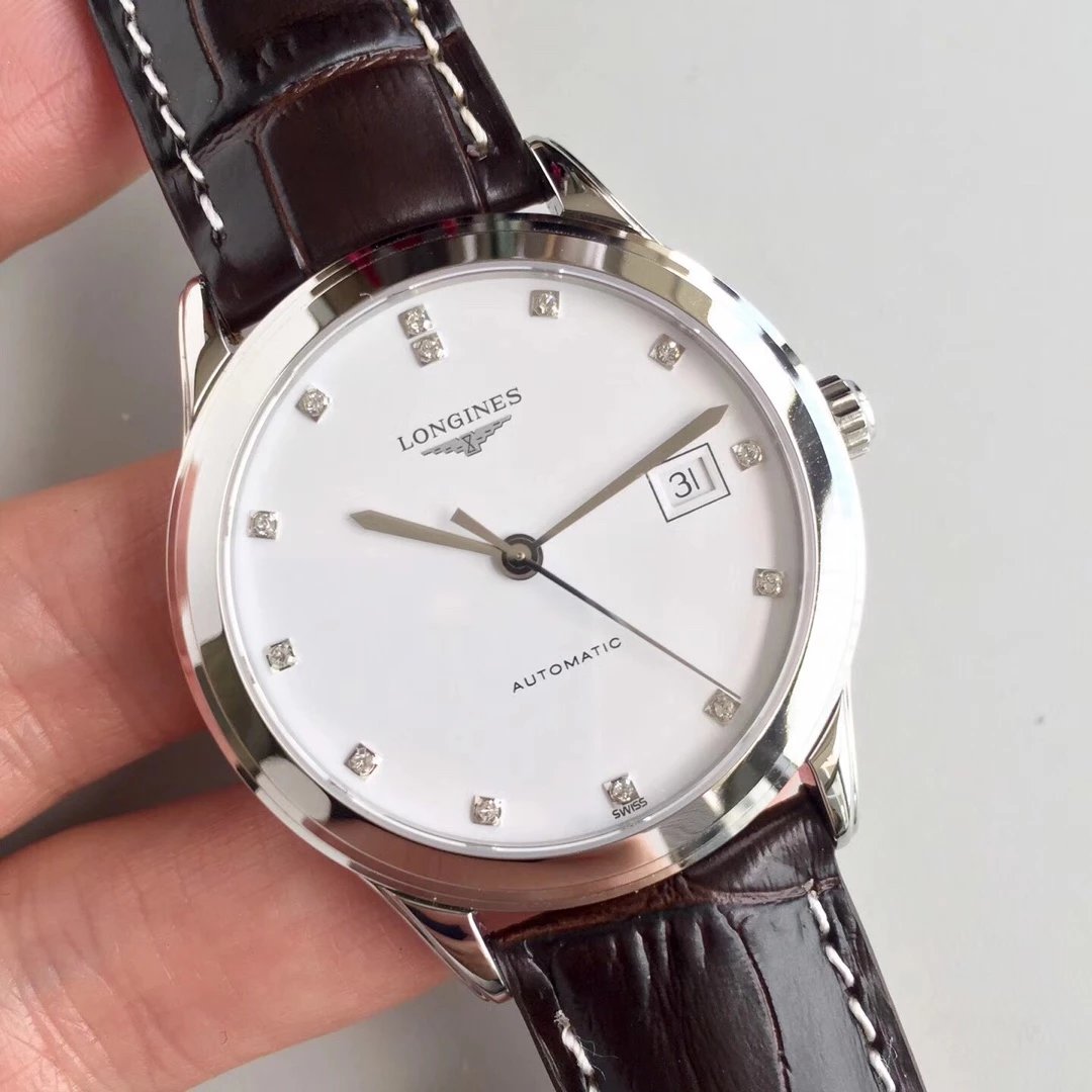 Longines Flagship Series L4.774.4.27.6 Men's Mechanical Diamond-Set Watch - 1:1 Grade - Image 2