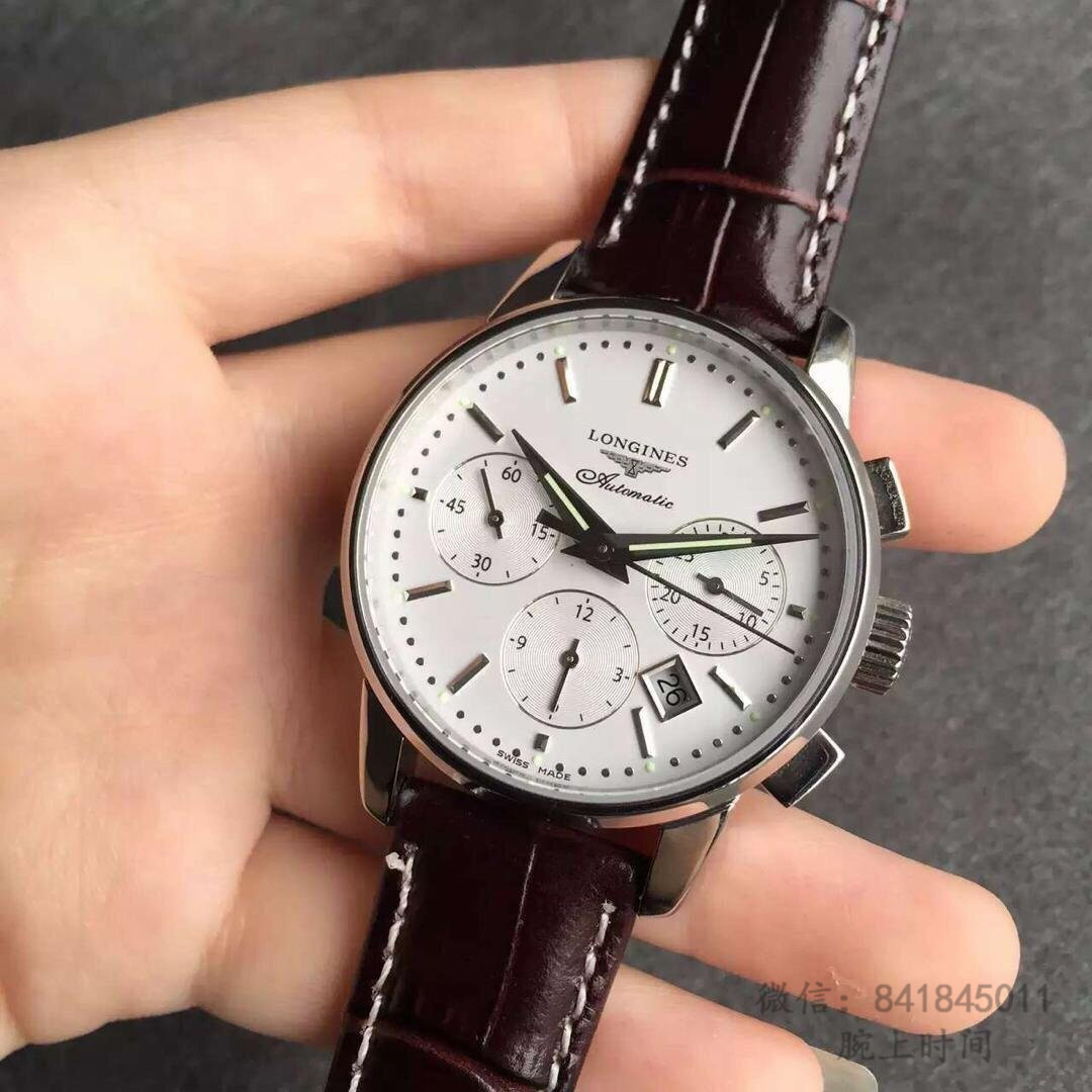 New Longines Classic Retro L2.733.4.72.2 Series Men's Automatic Mechanical Watch, White Dial (Swiss 1:1 Grade) - Image 2