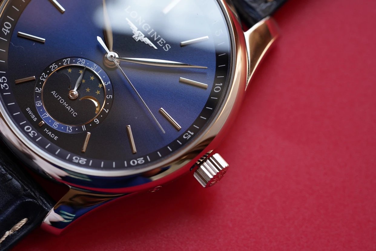 Longines Master Collection L2.909.4.78.3 moon phase watch, a minimalist men's timepiece. (Swiss 1:1 Grade) - Image 13
