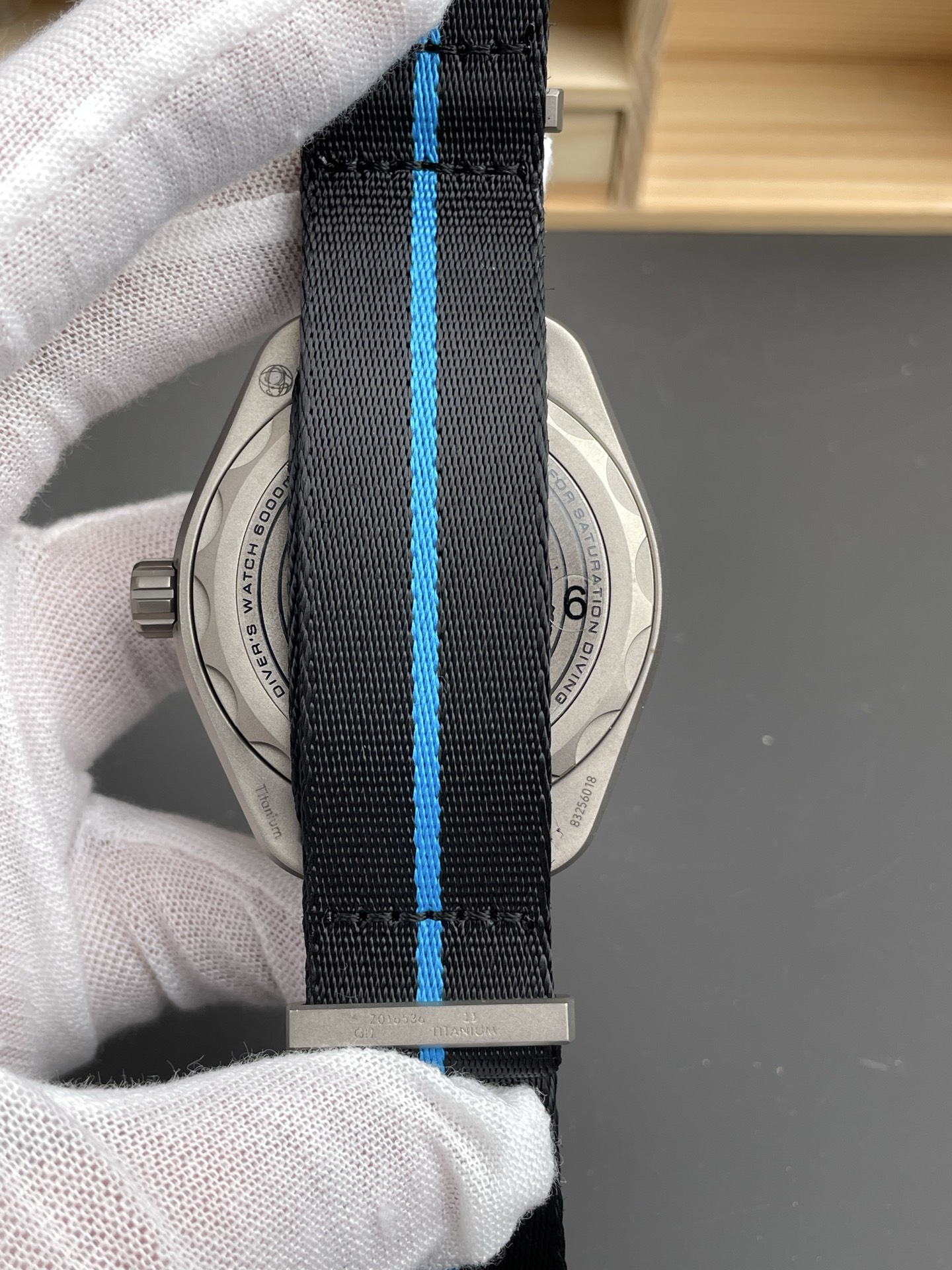 Omega Seamaster Planet Ocean 6000M Ultra Deep 45.5mm Titanium Black Dial Swiss 1:1 Grade Watch - Image 8