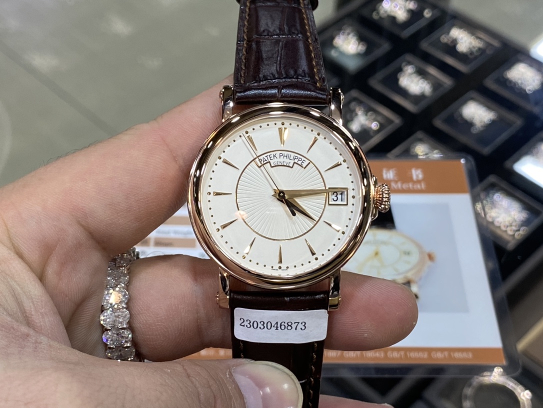 Patek Philippe Calatrava 5153R-001 18K Gold Plated Silver Dial Swiss 1:1 Grade Watch