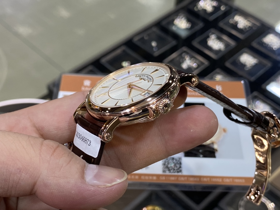 Patek Philippe Calatrava 5153R-001 18K Gold Plated Silver Dial Swiss 1:1 Grade Watch - Image 5