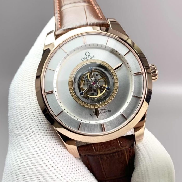 Omega De Ville Tourbillon Sedna Gold Swiss 1:1 Grade Watch