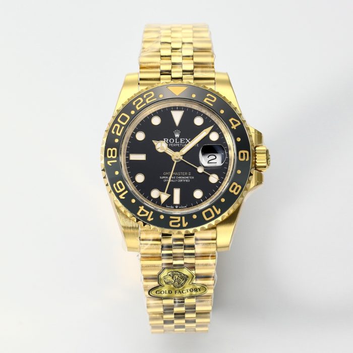 Rolex GMT-Master II 126718GRNR Yellow Gold “Guinness” Swiss 1:1 Grade Watch