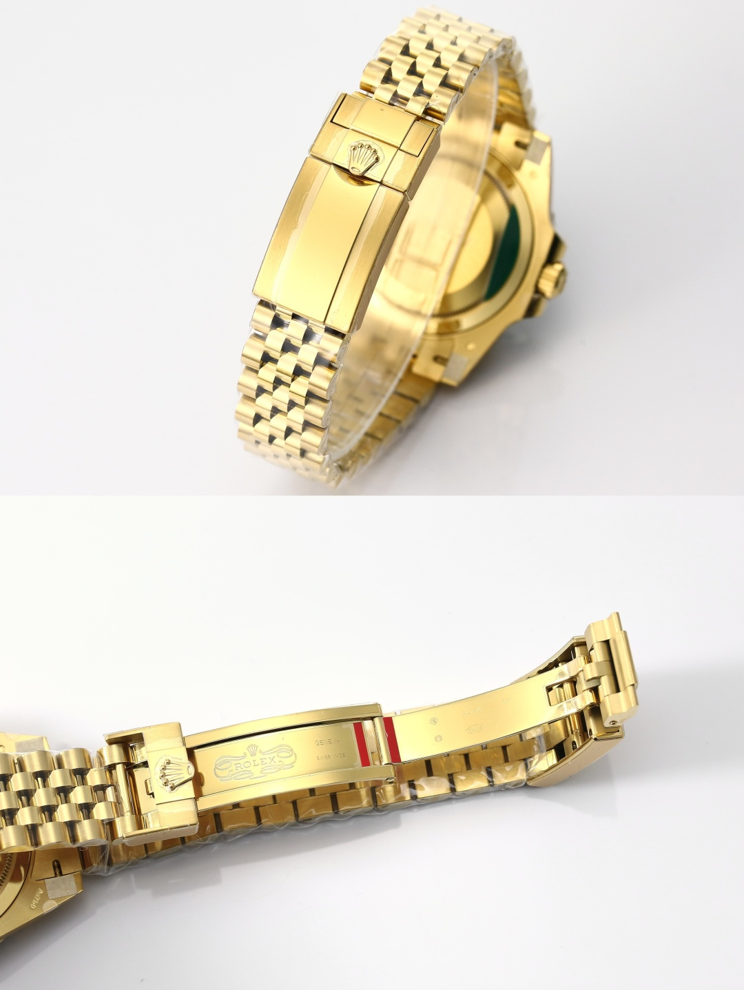 Rolex GMT-Master II 126718GRNR Yellow Gold “Guinness” Swiss 1:1 Grade Watch - Image 7