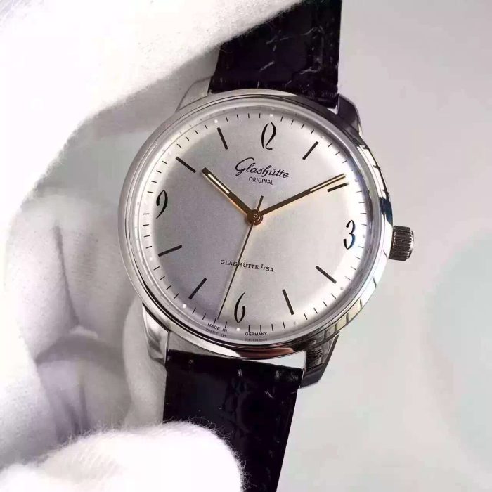 Glashütte Original Sixties 39mm Silver Dial Swiss 1:1 Grade Watch