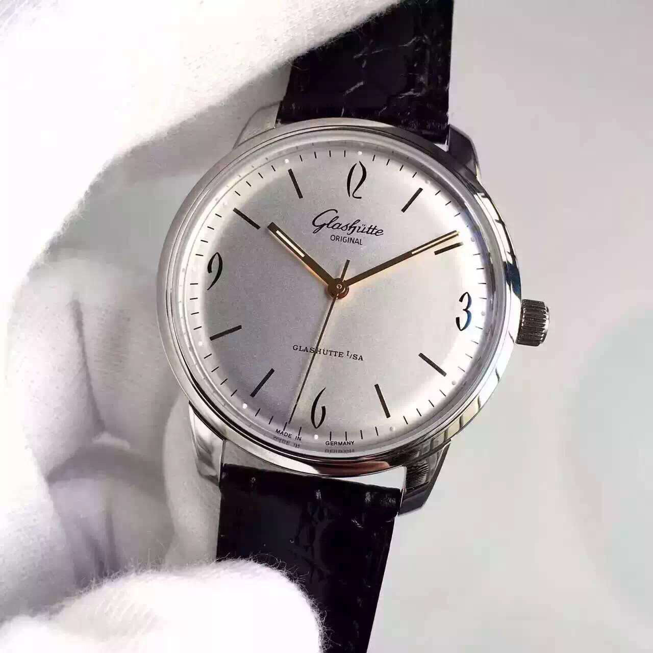 Glashütte Original Sixties 39mm Silver Dial Swiss 1:1 Grade Watch