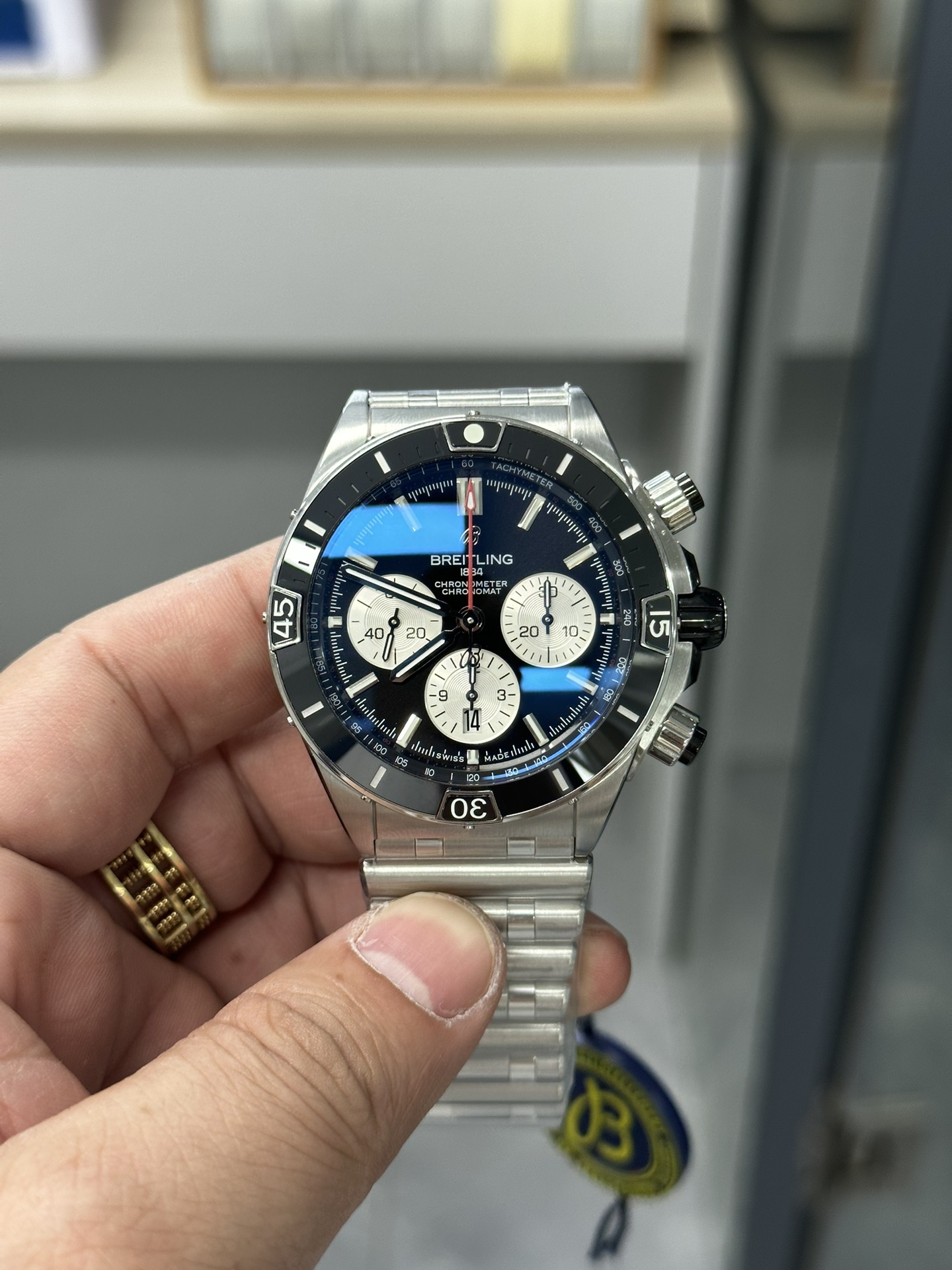 Breitling Super Chronomat B01 44mm Blue Dial Swiss 1:1 Grade Watch