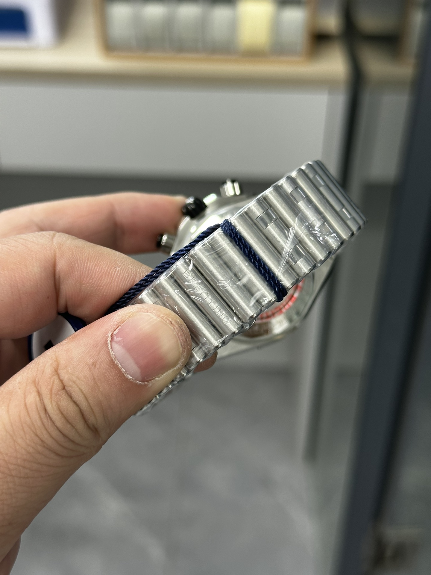 Breitling Super Chronomat B01 44mm Blue Dial Swiss 1:1 Grade Watch - Image 6