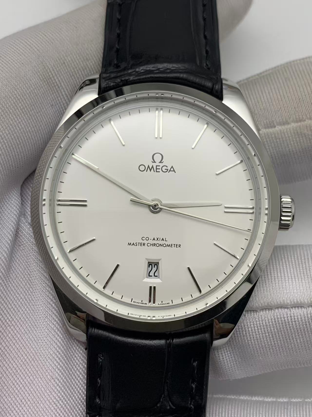 Omega De Ville Trésor Co-Axial Master Chronometer 40mm Silver Dial Swiss 1:1 Grade Watch - Image 2