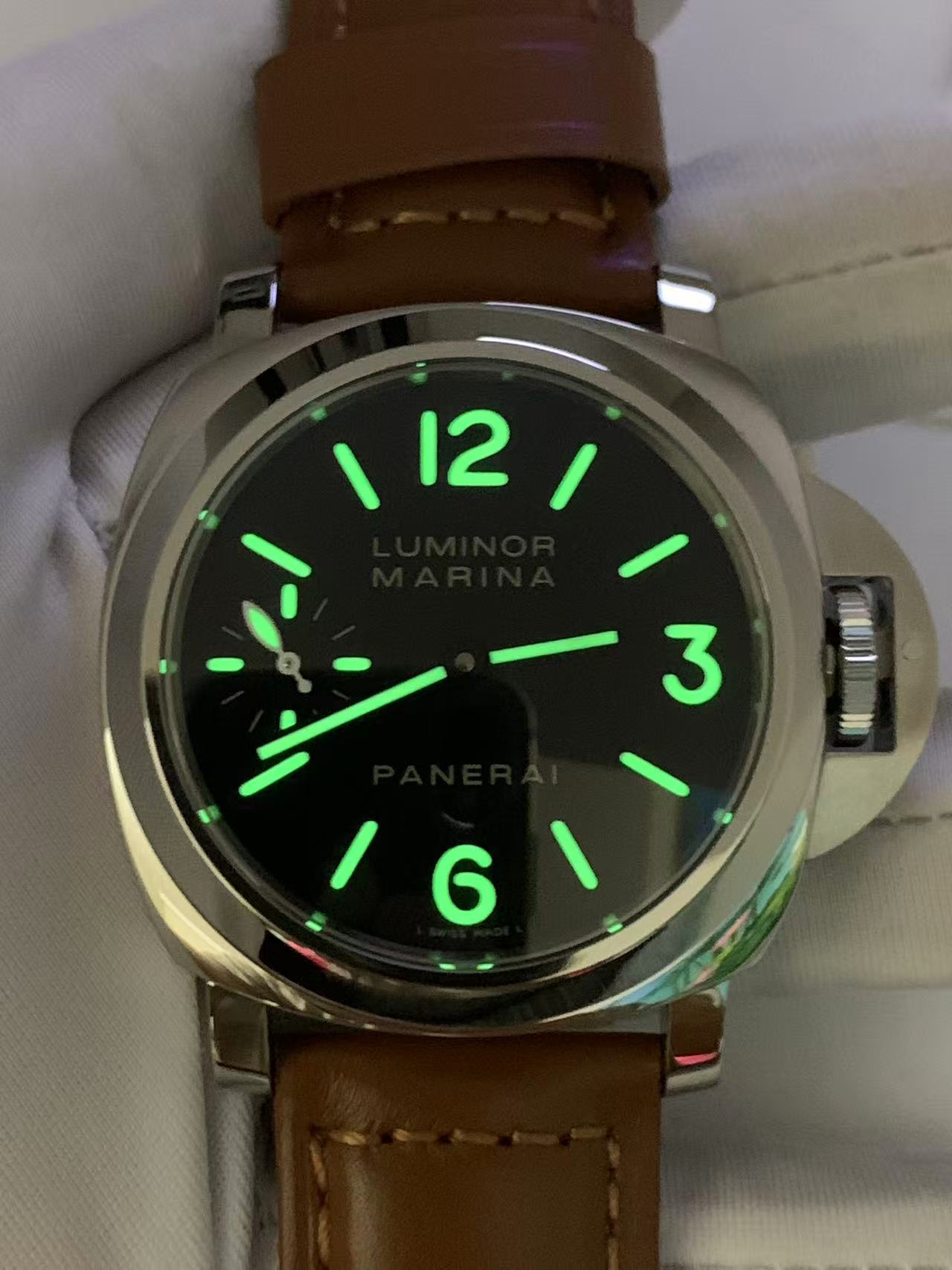 Panerai Luminor Marina PAM00111 44mm Black Dial Swiss 1:1 Grade Watch - Image 8