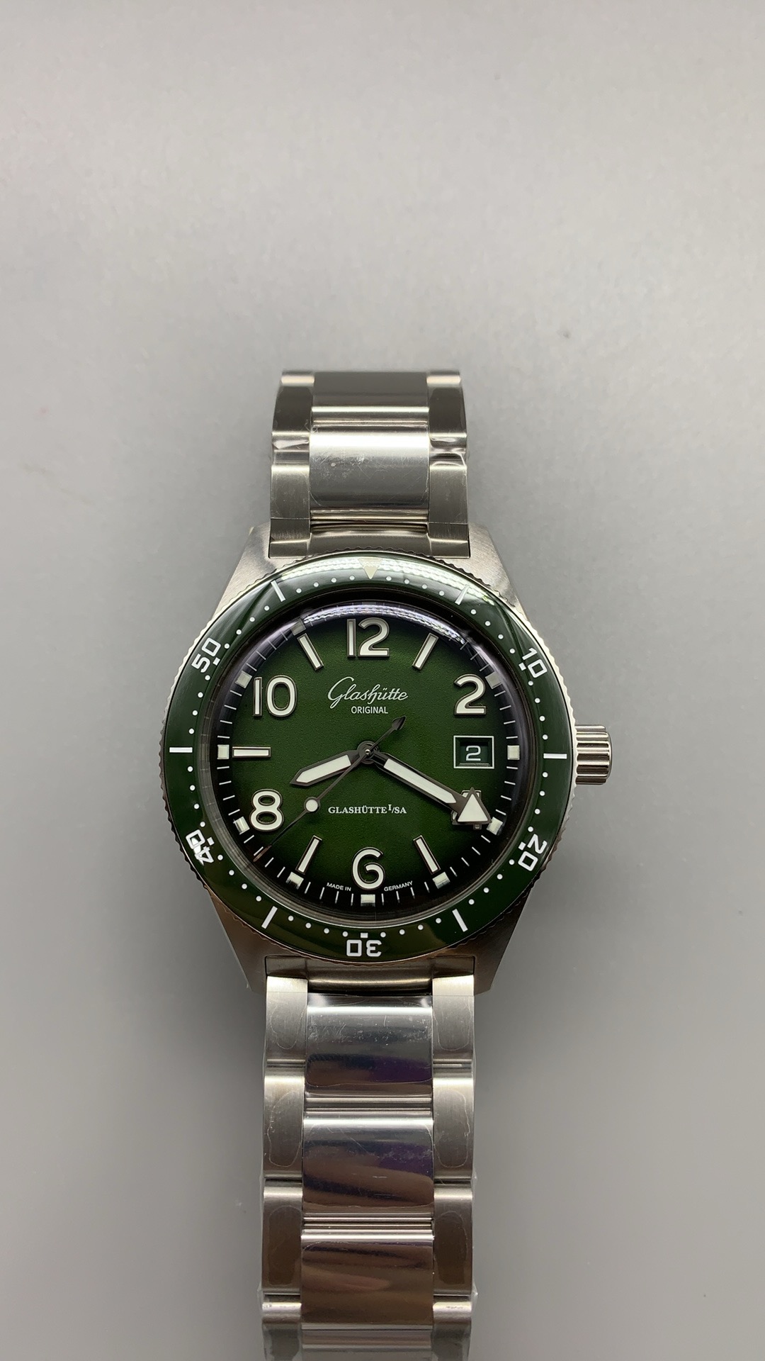 Glashütte Original SeaQ 39.5mm Reed Green Swiss 1:1 Grade Watch