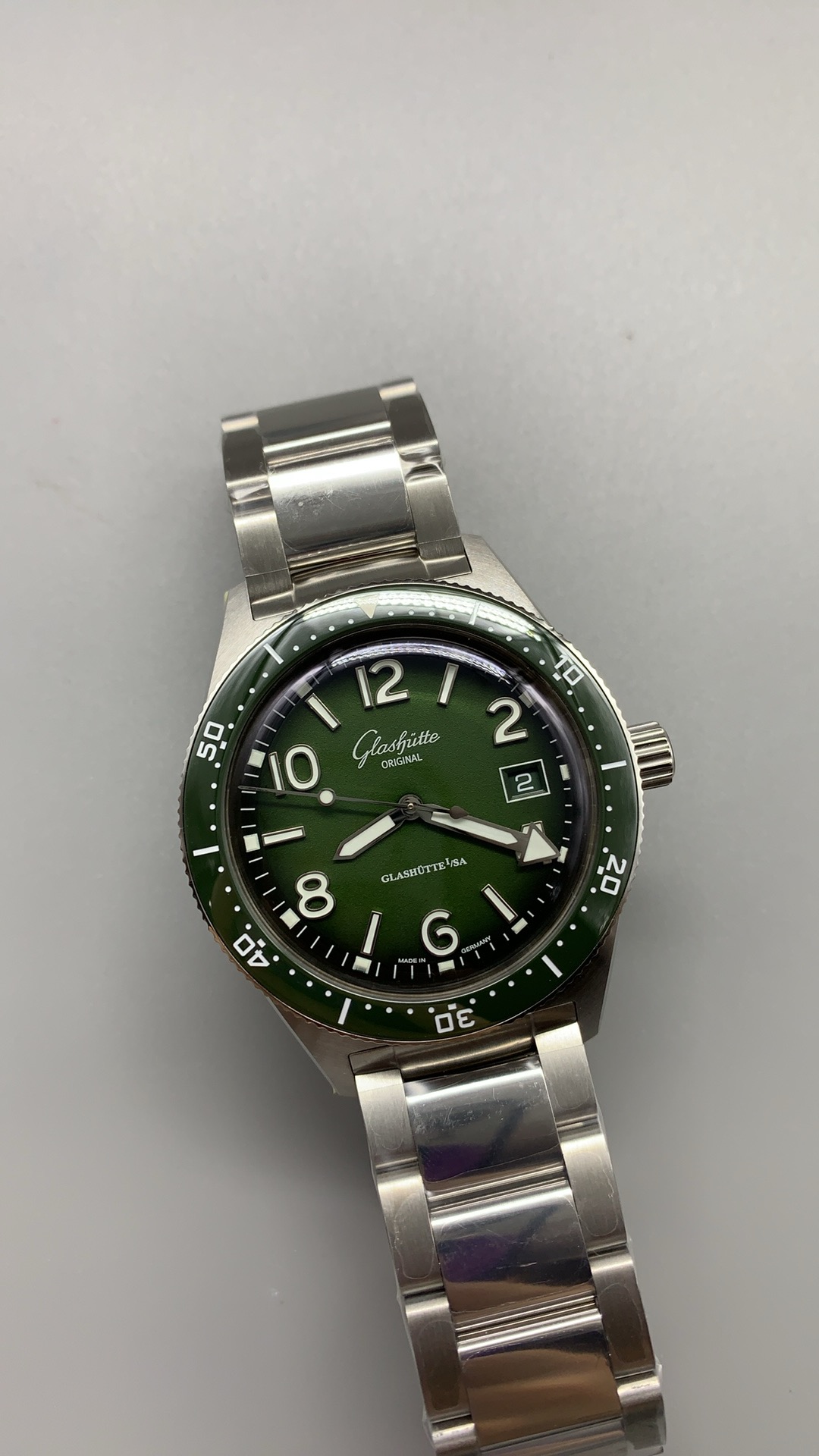 Glashütte Original SeaQ 39.5mm Reed Green Swiss 1:1 Grade Watch - Image 2