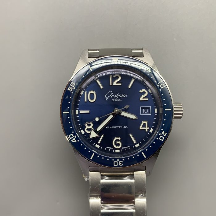 Glashütte Original SeaQ 39.5mm Blue Dial Swiss 1:1 Grade Watch